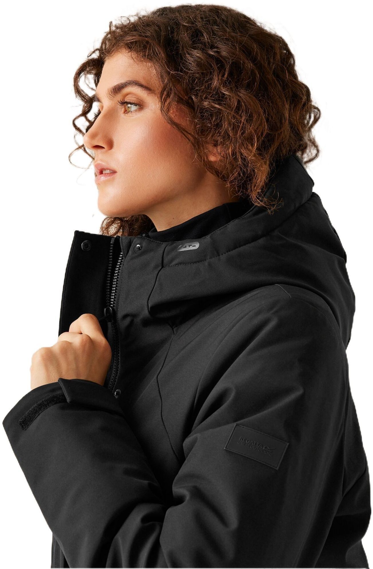 Парка женская Regatta WomensDallymoore RWN335-800 10 черная фото 7