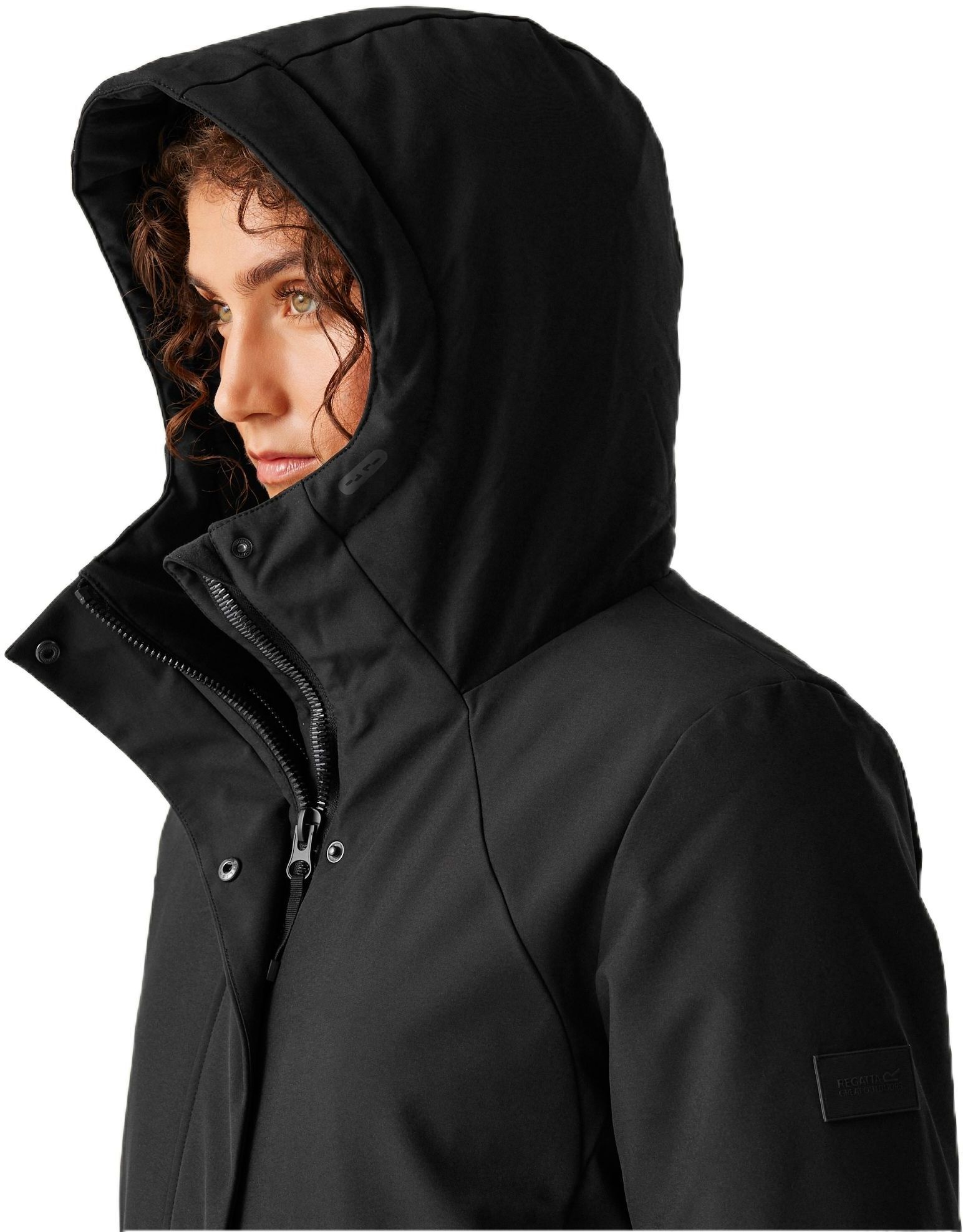 Парка женская Regatta WomensDallymoore RWN335-800 10 черная фото 6