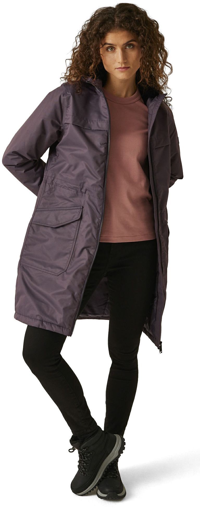 Парка жіноча Regatta Romine II RWP409-0M7 10 фіолетовафото8