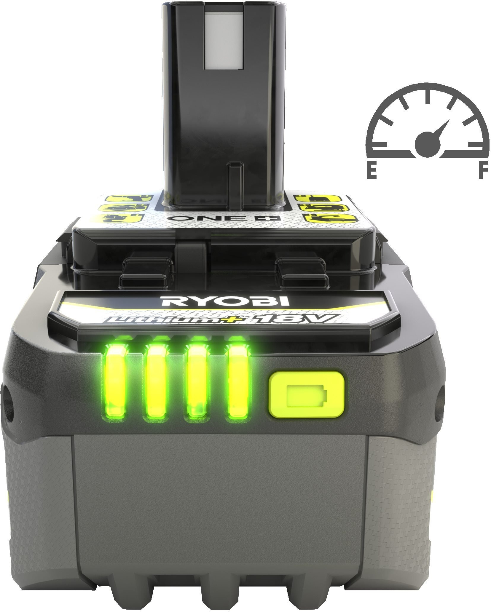 Набір акумуляторів Ryobi ONE+ RB1850X2 Lithium+ 18В 2х5А·год (5133005305)фото2