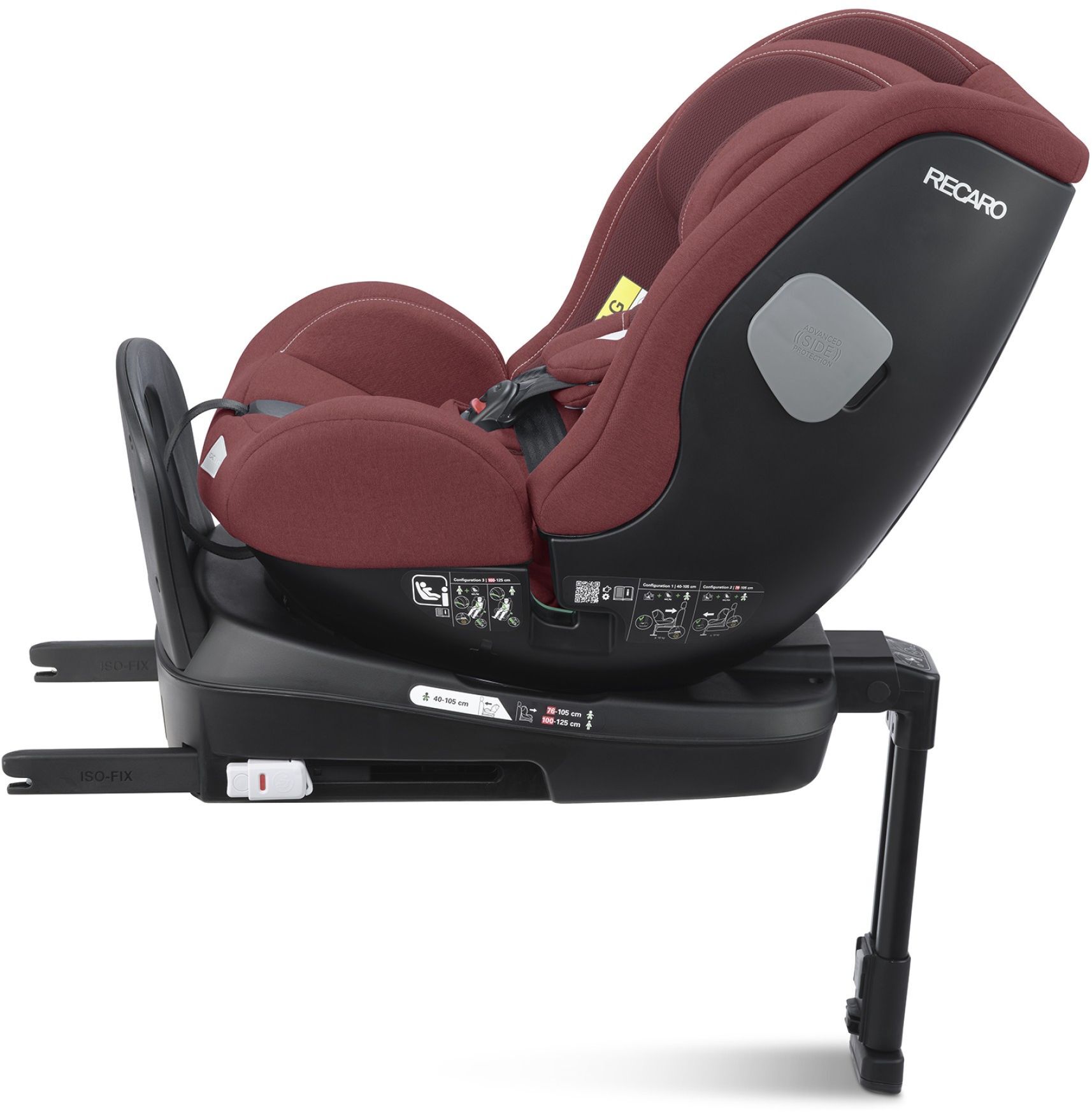 Автокресло RECARO SALIA 125 Iron Red (89047660050) фото 