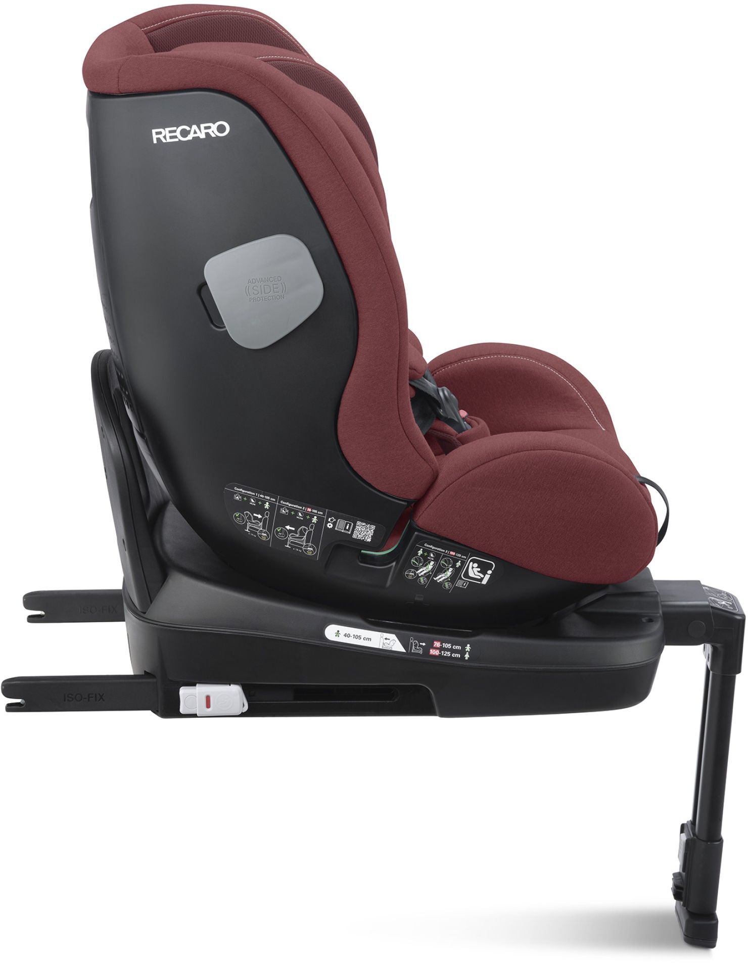 Автокресло RECARO SALIA 125 Iron Red (89047660050) фото 