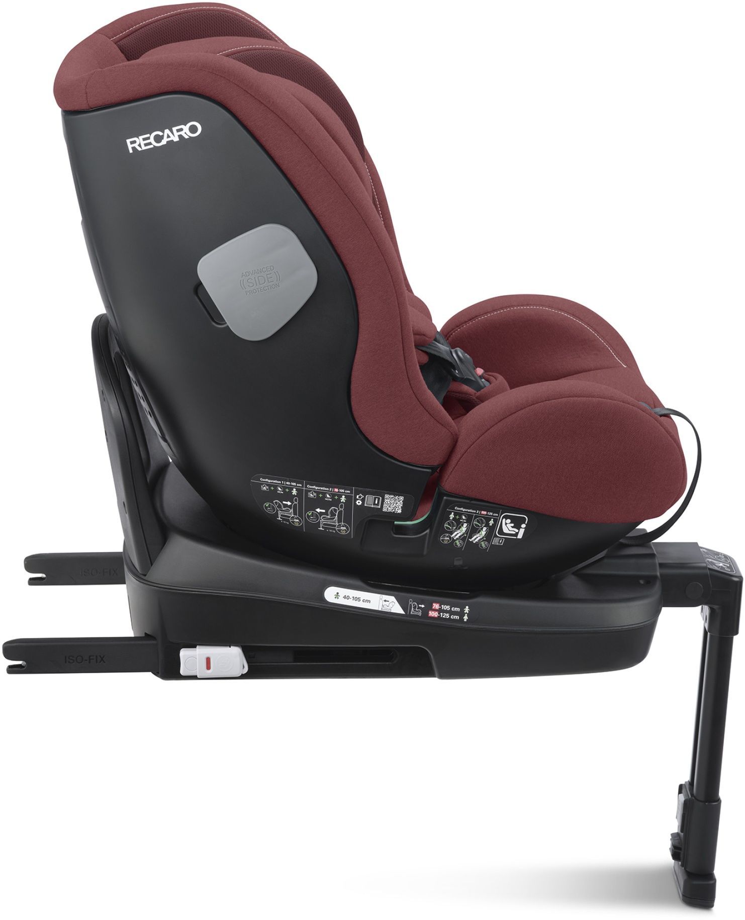 Автокресло RECARO SALIA 125 Iron Red (89047660050) фото 