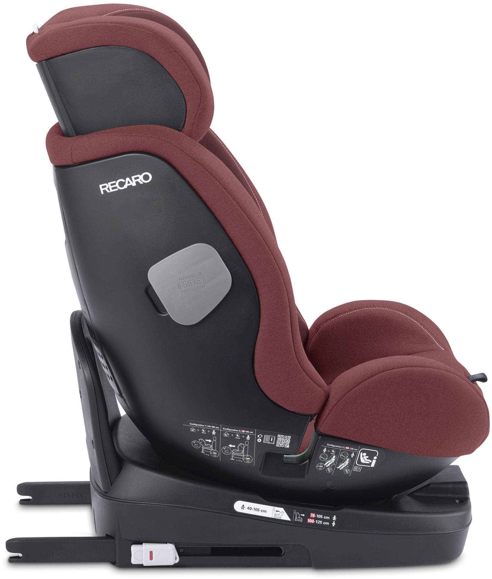 Автокресло RECARO SALIA 125 Iron Red (89047660050) фото 