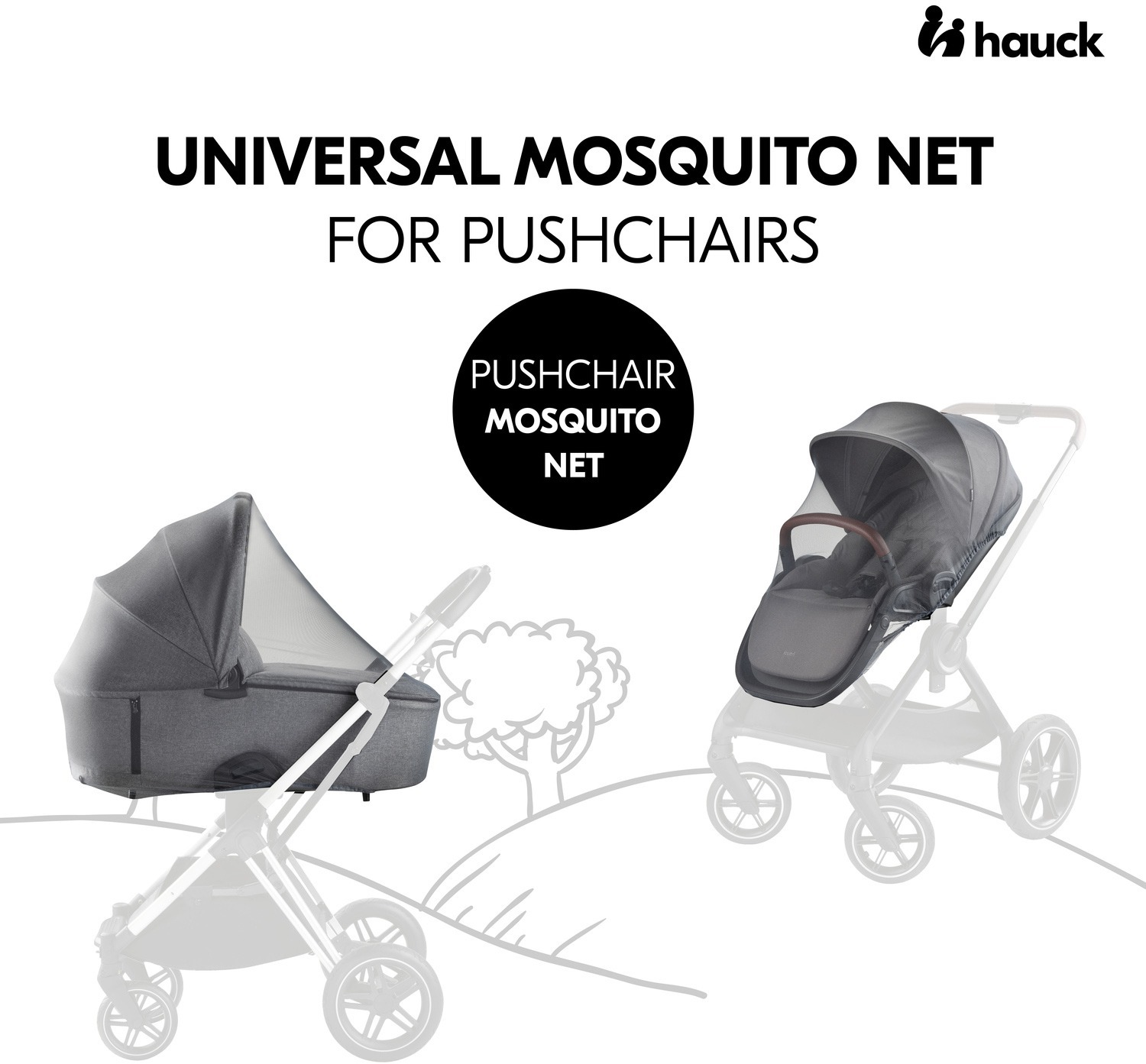 Антимоскітна сітка для коляски HAUCK Grey (61866-0)фото4