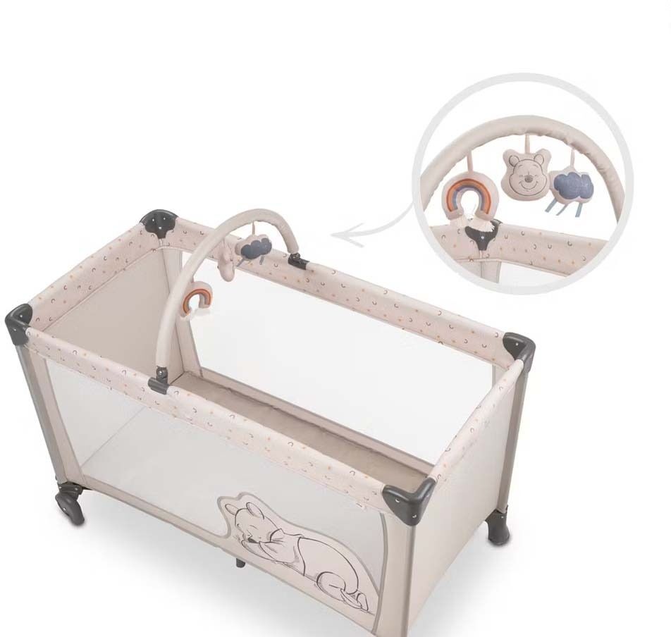 Дитячий манеж Hauck Dream N Play Go Pooh Rainbow Beige (60889-0)фото5