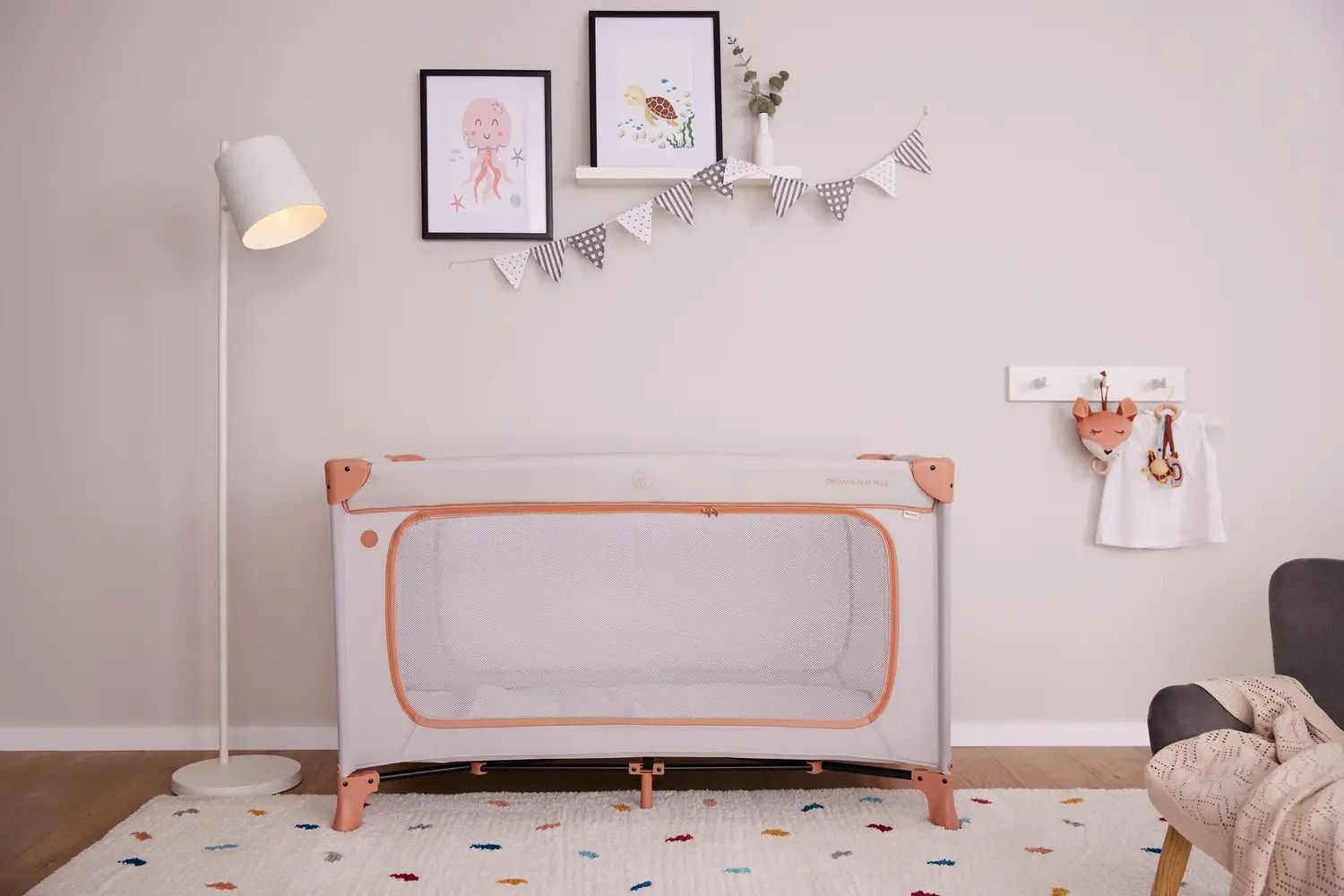 Дитячий манеж Hauck Dream N Play Plus Dusty Cork (60100-6)фото13