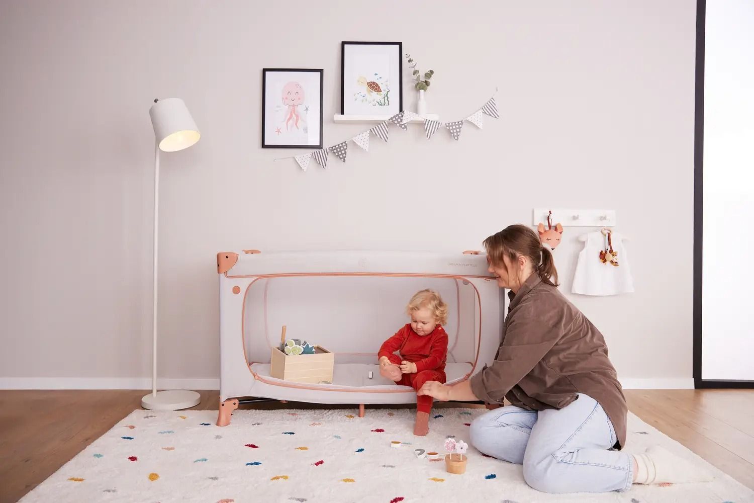 Дитячий манеж Hauck Dream N Play Plus Dusty Cork (60100-6)фото12