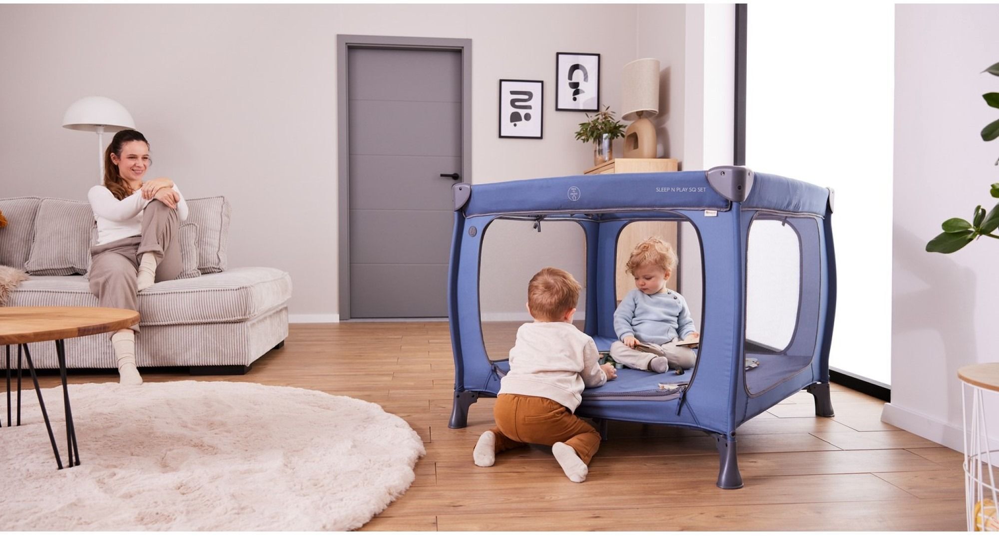 Дитячий манеж Hauck Sleep N Play SQ Dark Blue (60672-8)фото5