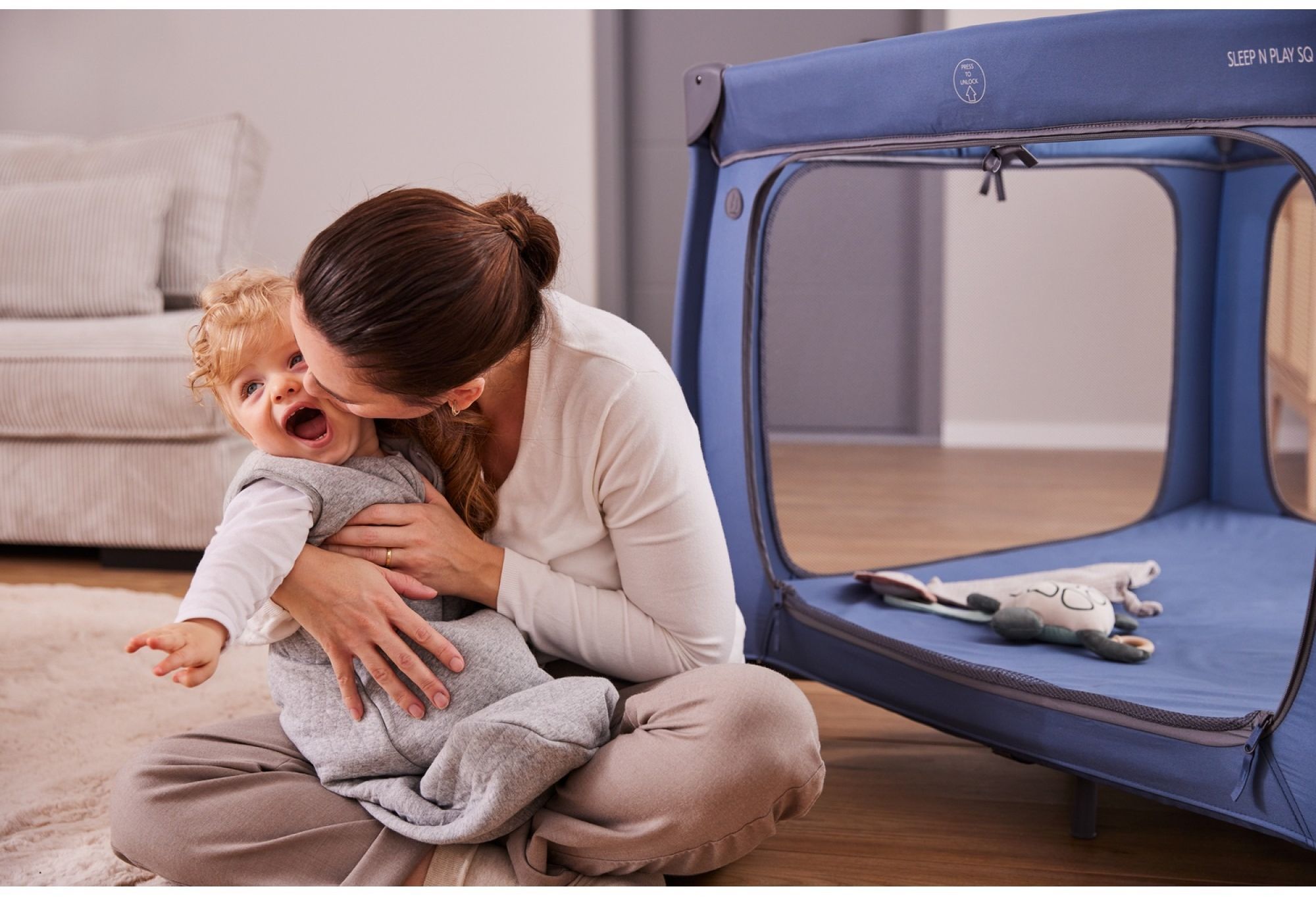 Дитячий манеж Hauck Sleep N Play SQ Dark Blue (60672-8)фото7