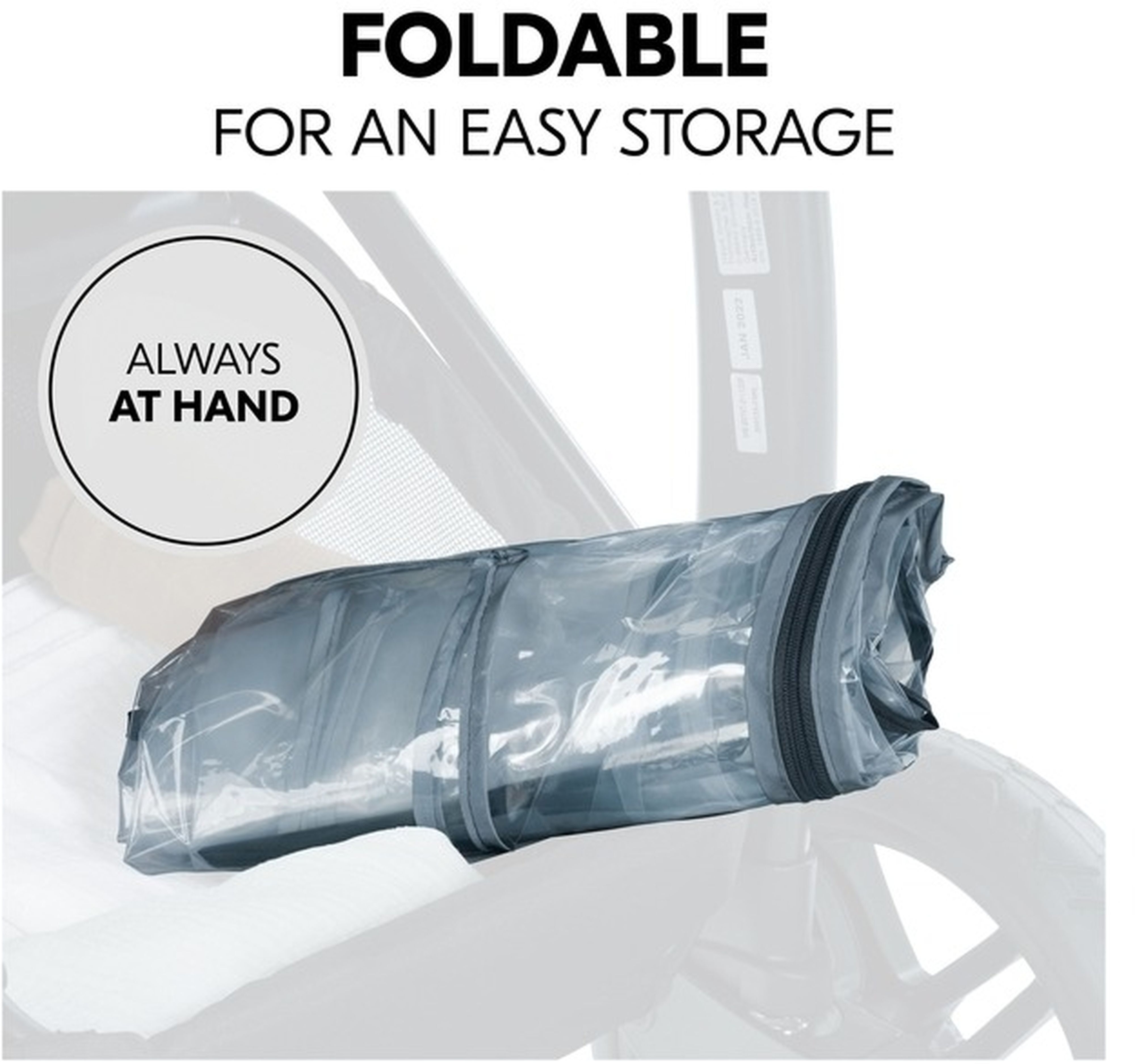 Дождевик Hauck Pushchair Raincover 4W (55077-9) фото 5