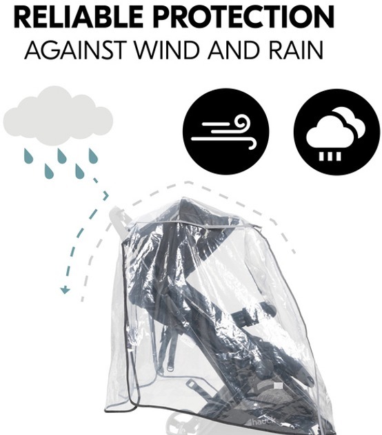 Дощовик Hauck Pushchair Raincover Duo (55081-6)фото