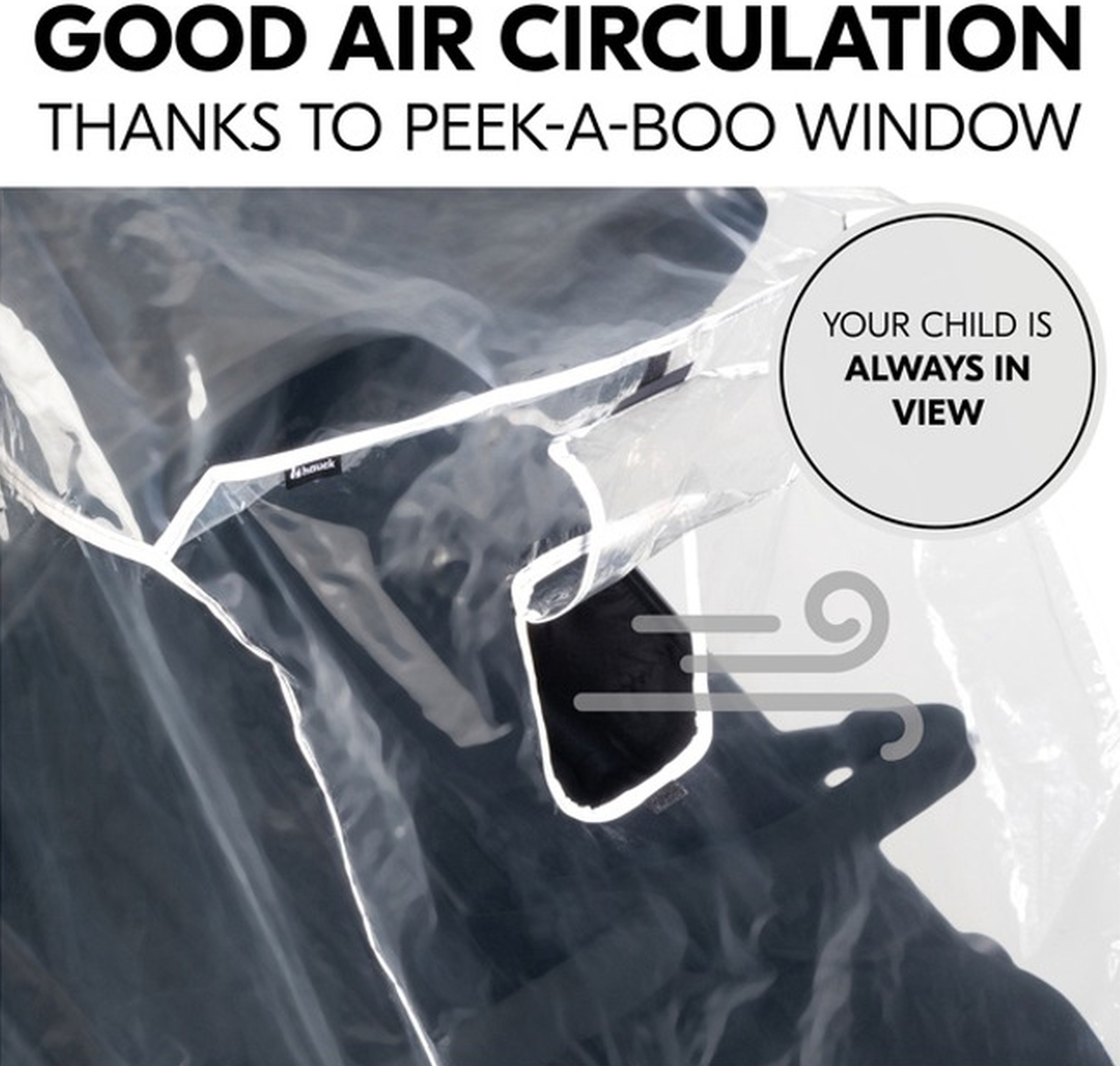 Дощовик Hauck Pushchair Raincover Duo (55081-6)фото5