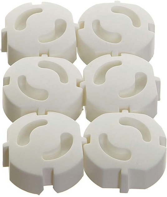 Заглушка для розетки DreamBaby большая EURO 6шт (G140) фото 2