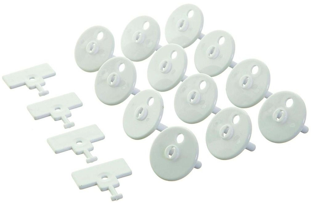 Заглушки для розеток DreamBaby 12 заглушек/4 ключа EURO (G899_DreamBaby) фото 4