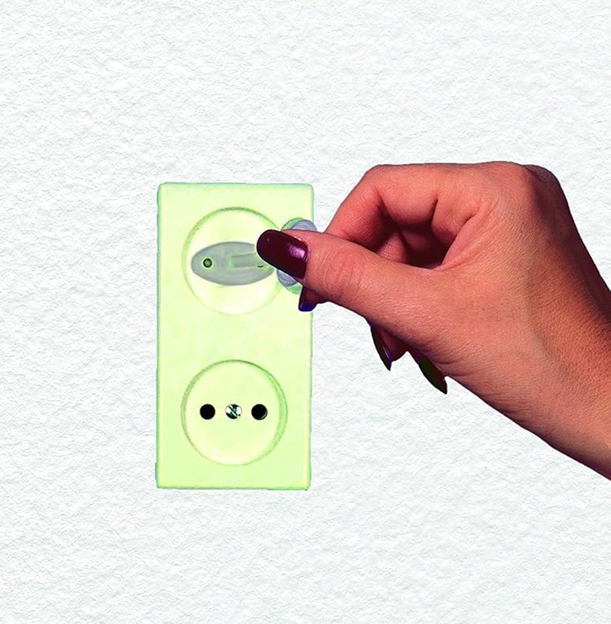 Заглушки для розеток DreamBaby 9 заглушок/3 ключі EURO (G142E)фото3