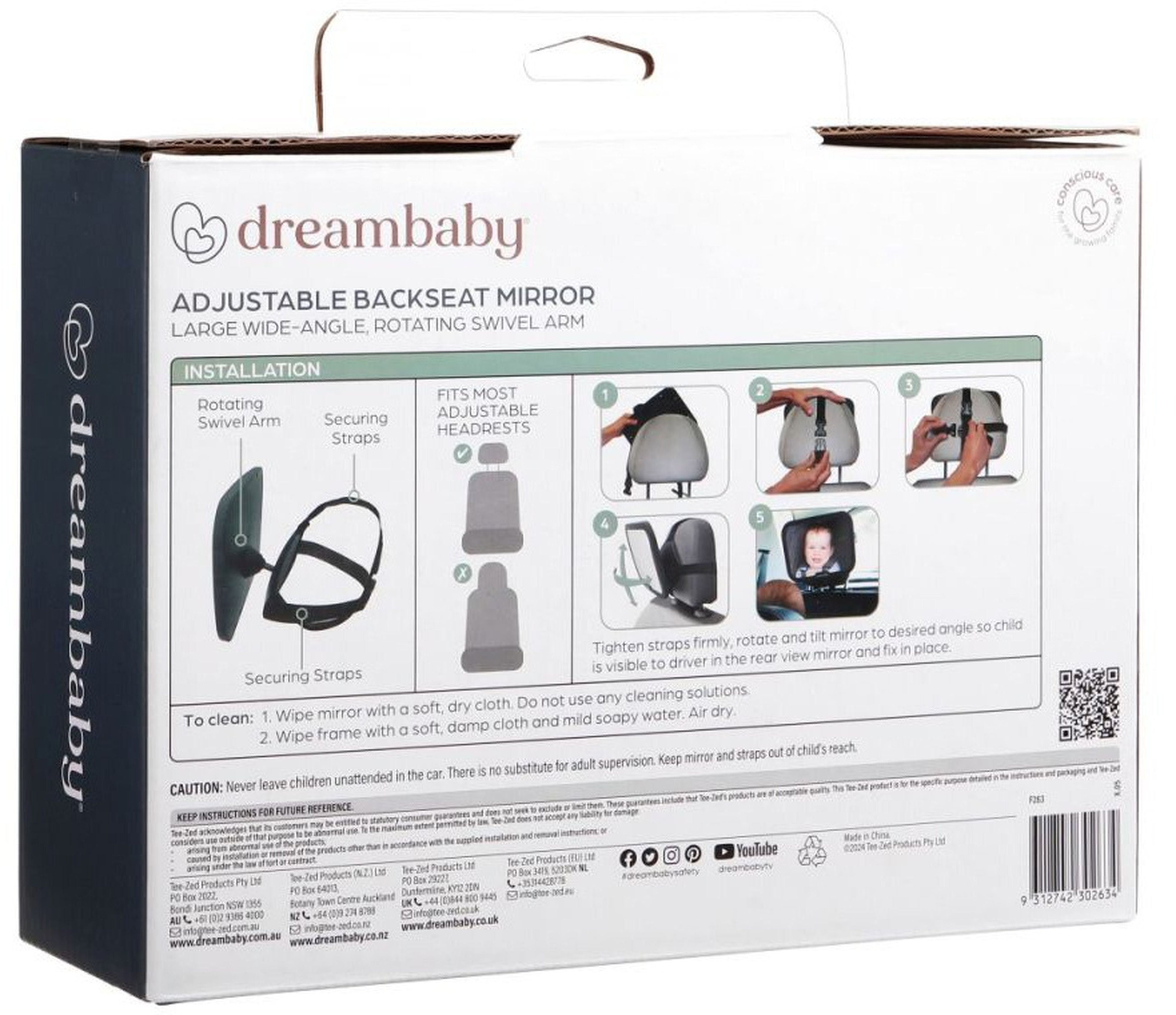 Дзеркало на підголівник сидіння DreamBaby (G263)фото8