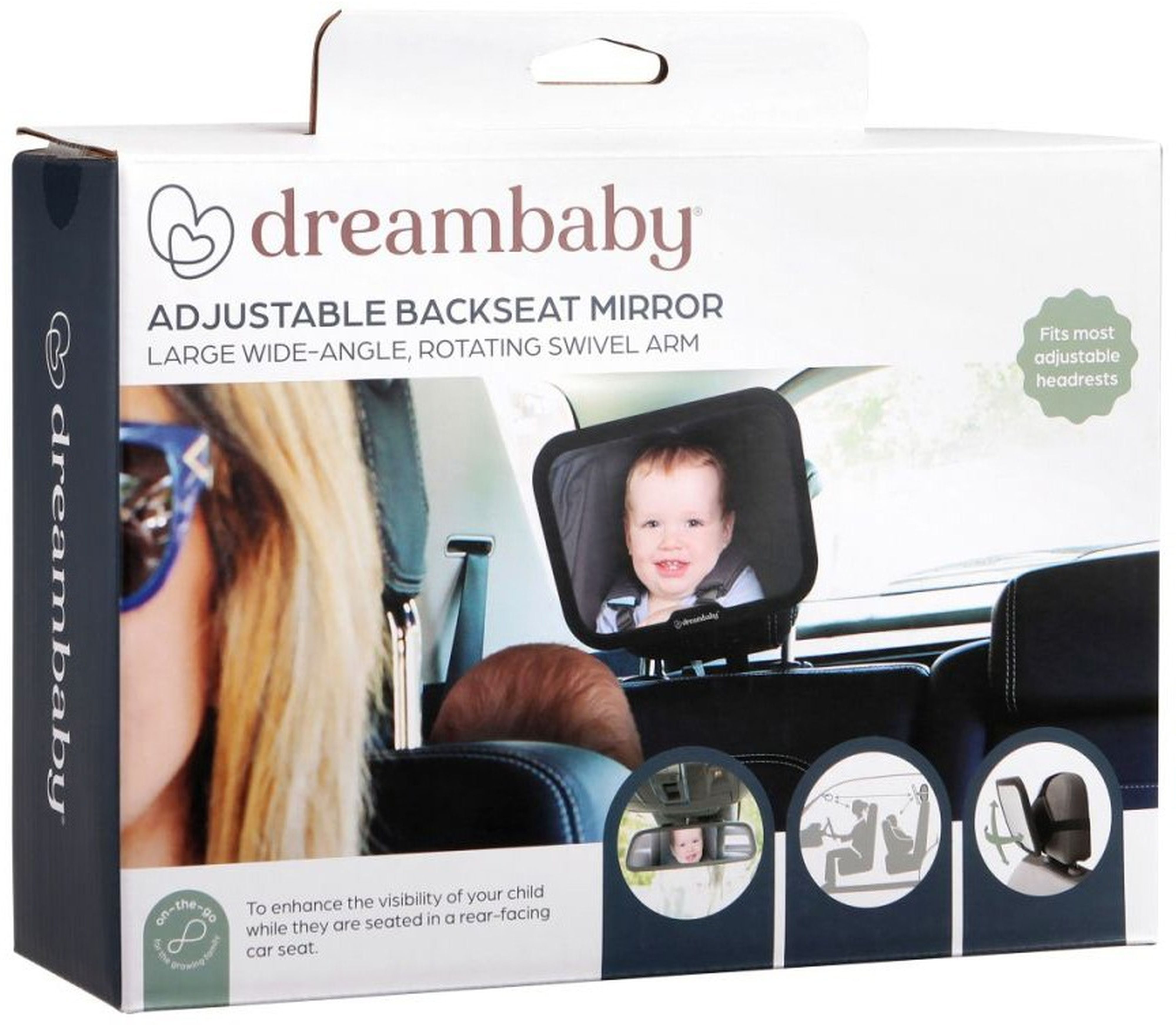 Дзеркало на підголівник сидіння DreamBaby (G263)фото7