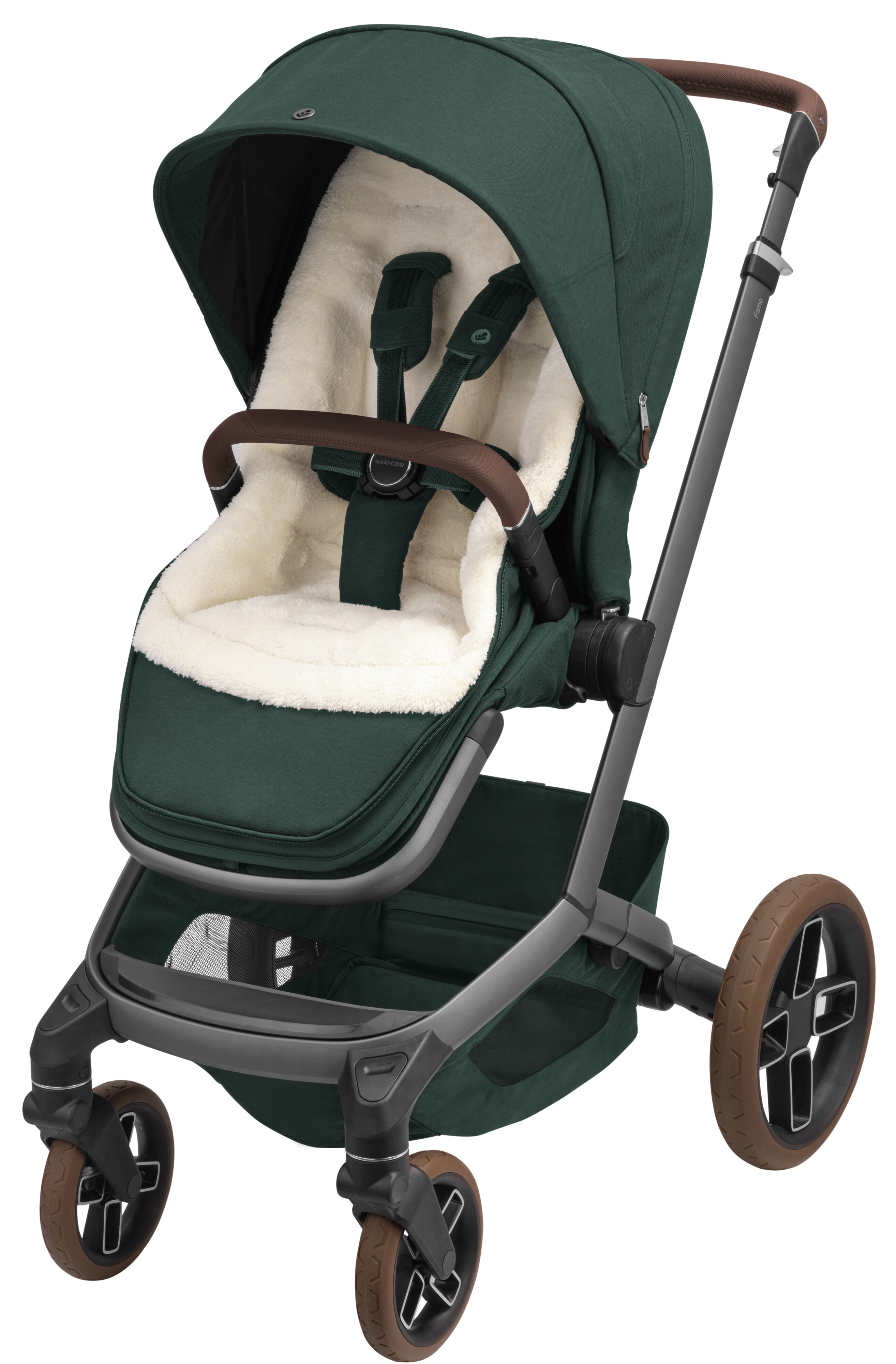Зимовий конверт Maxi-Cosi 2в1 Luxe Twillic Green (1809403110)фото3