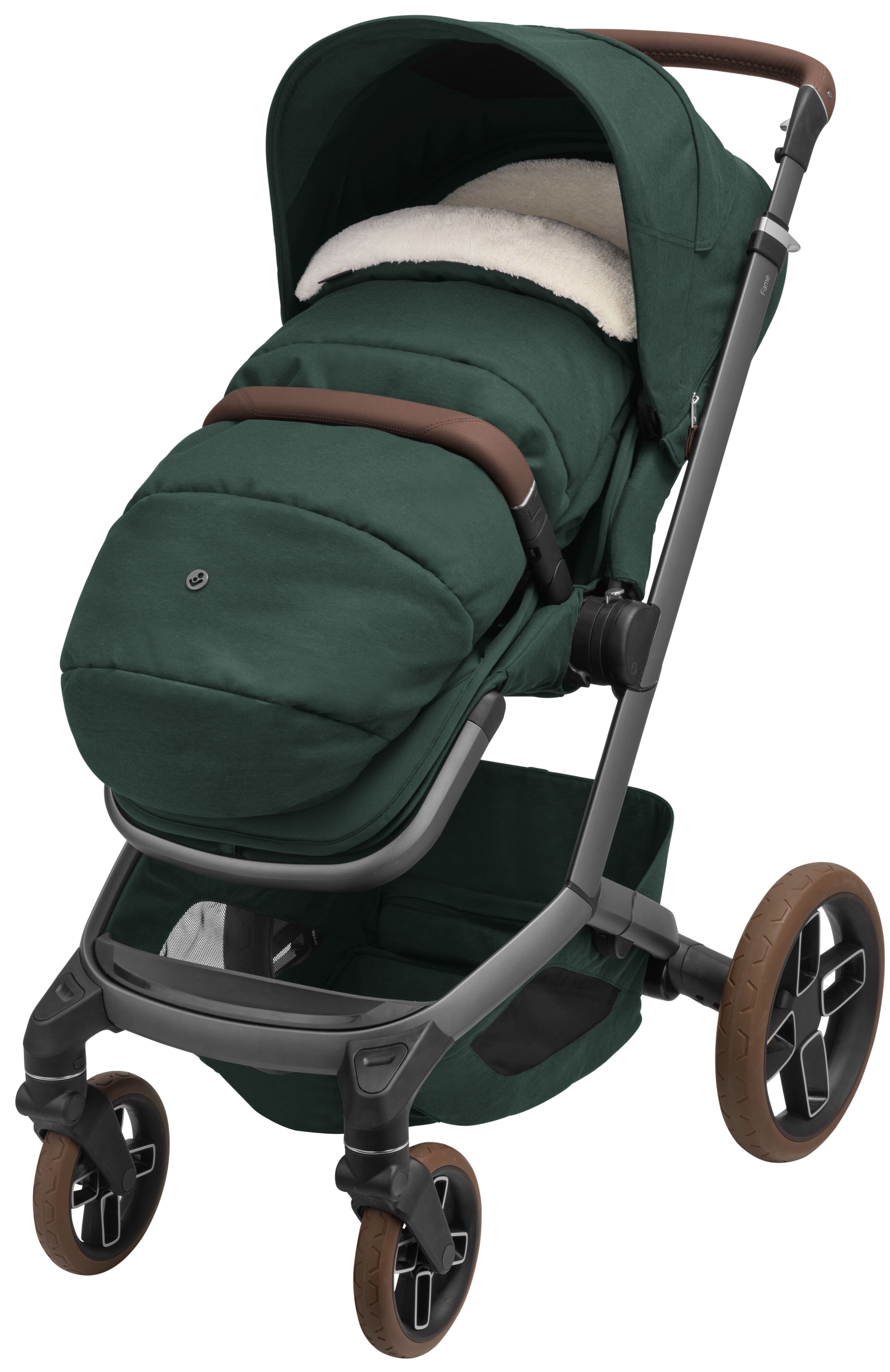 Зимовий конверт Maxi-Cosi 2в1 Luxe Twillic Green (1809403110)фото4