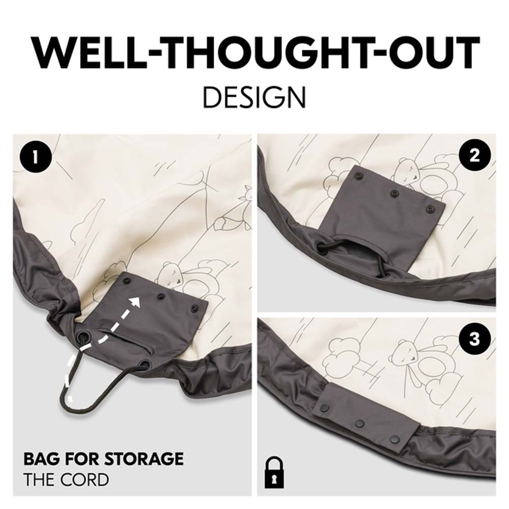 Игровой коврик-сумка Hauck Play N Tidy Dark Grey (80900-0) фото 4