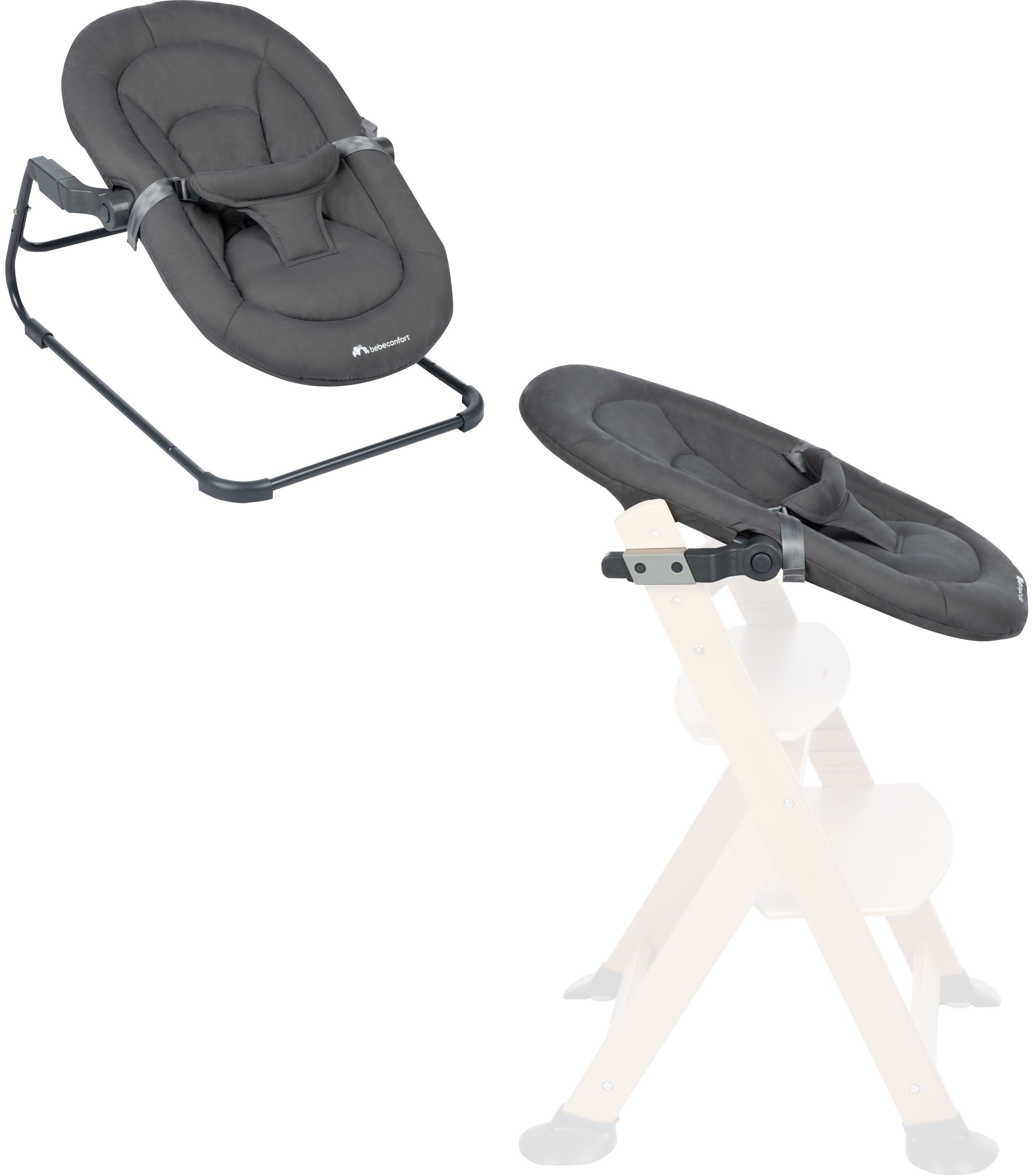 Кресло-баунсер BEBE CONFORT Timba Baby Mineral Graphite (2838153210) фото 4