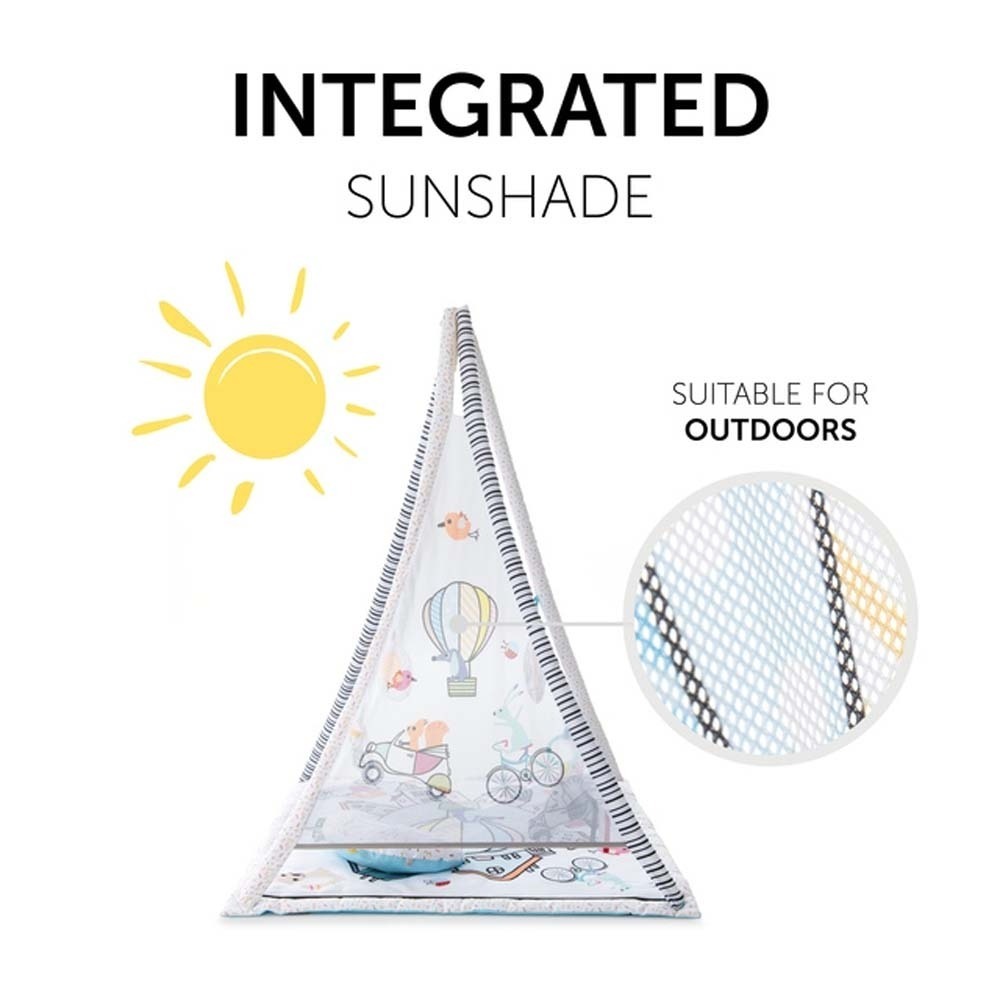 Багатофункціональний ігровий килимок Hauck 1st Tent White (76306-7)фото2