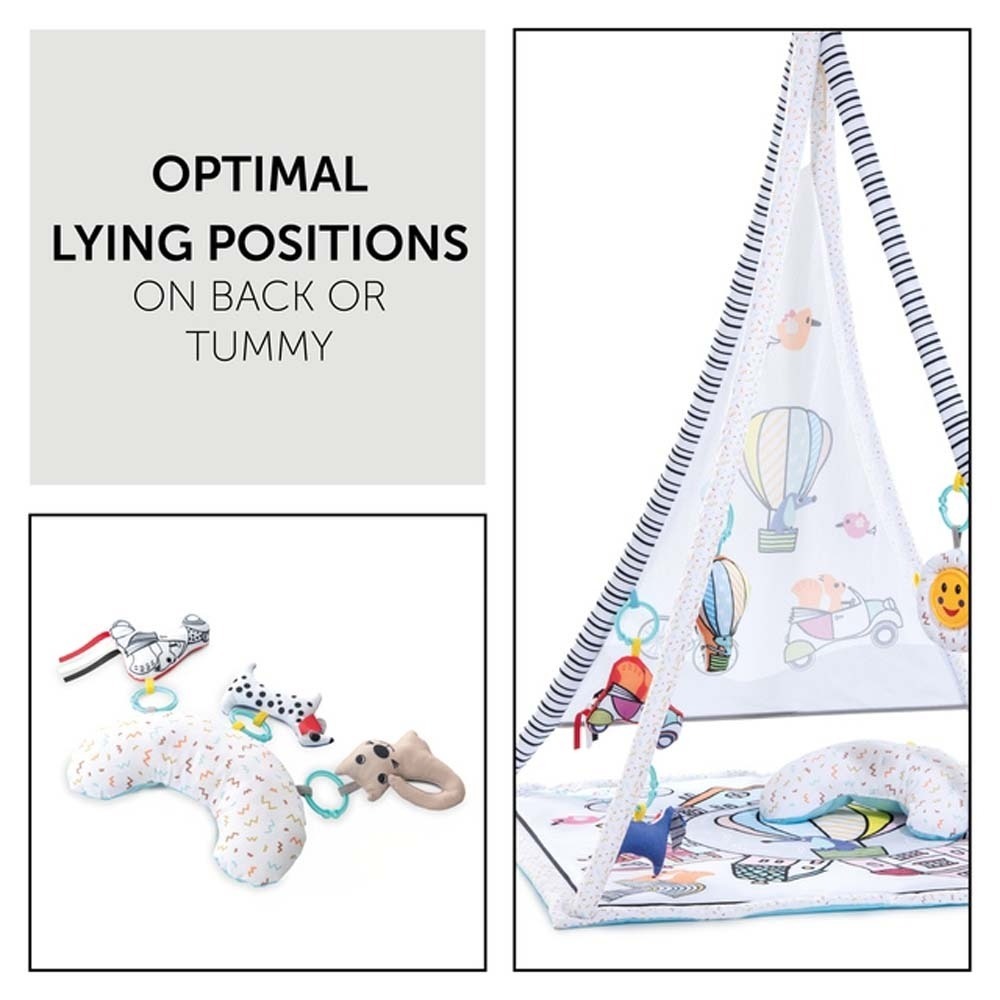 Багатофункціональний ігровий килимок Hauck 1st Tent White (76306-7)фото4