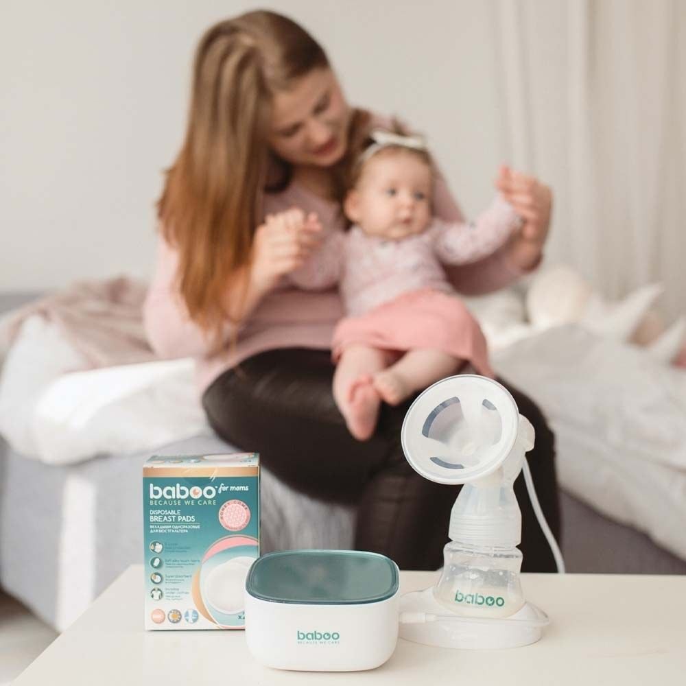 Молокоотсос электрический BABOO с технологией 3D всасывания (2-010) фото 7