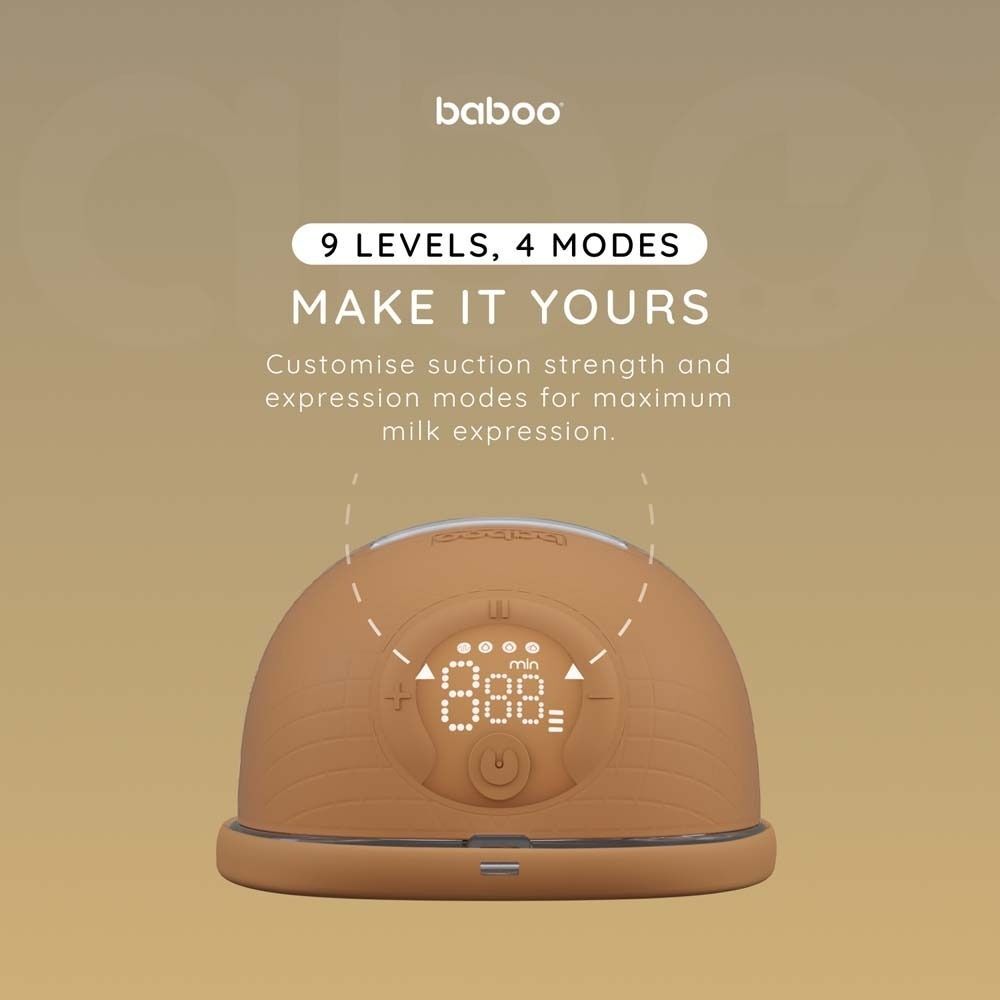 Молокоотсос электрический портативный двойной BABOO Cocoa (2-012) фото 5