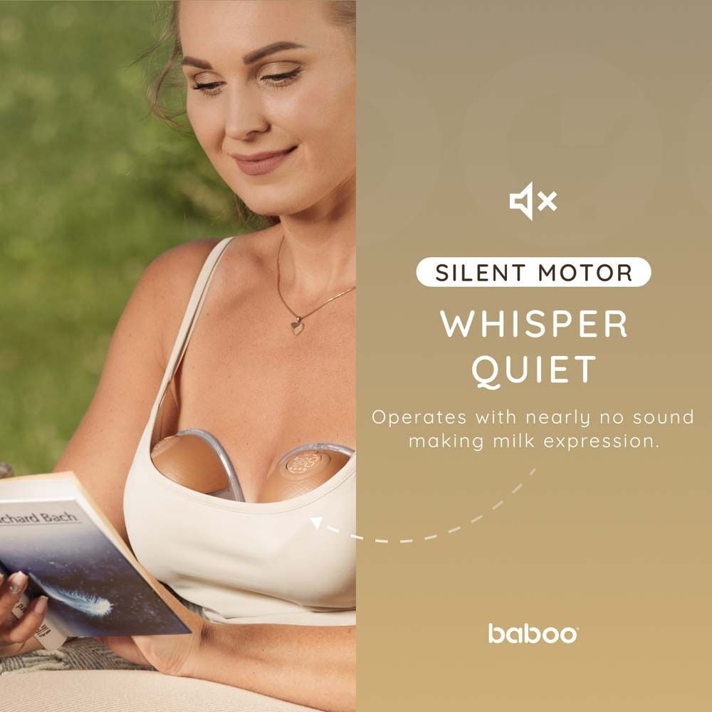 Молокоотсос электрический портативный двойной BABOO Cocoa (2-012) фото 4