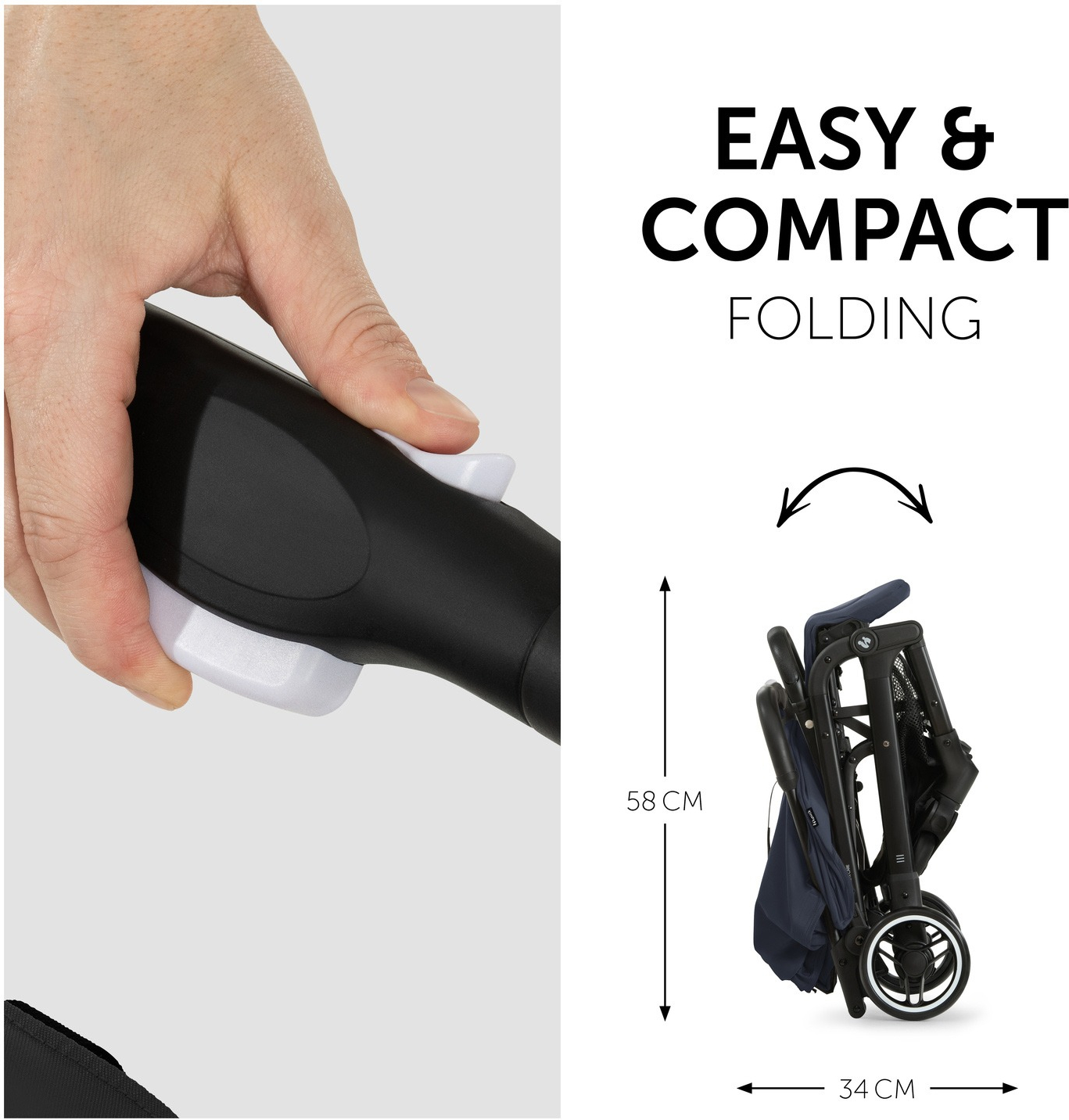 Коляска прогулочная Hauck Travel N Care Dark Navy Blue (16016-9) фото