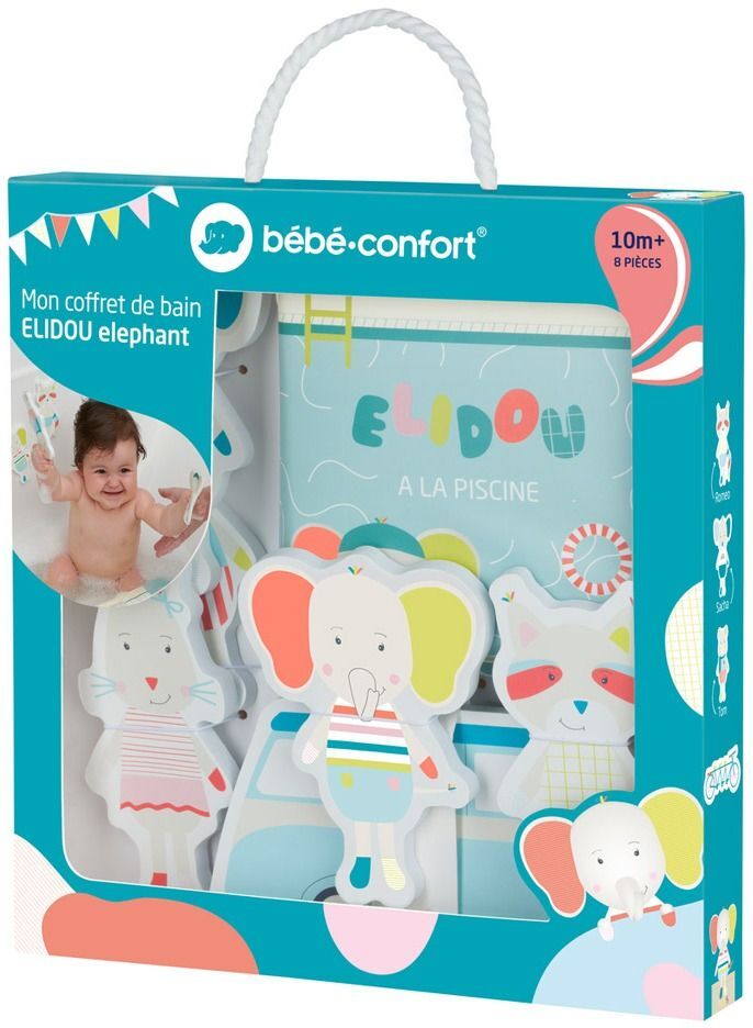 Набор игрушек для купания, пазл, BEBE CONFORT Elidou Elephant (3107203600) фото 9