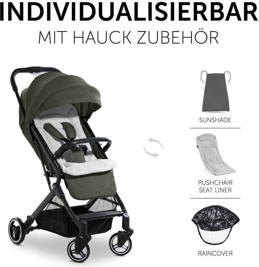 Коляска прогулочная Hauck Travel N Care Plus Velvet Olive (16020-6) фото