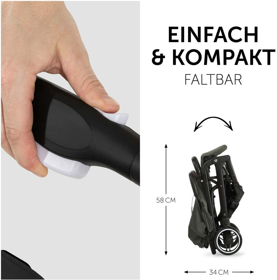 Коляска прогулочная Hauck Travel N Care Plus Velvet Olive (16020-6) фото