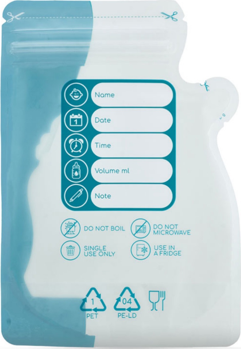Пакеты для хранения грудного молока BABOO (25 шт) (2-005) фото 4