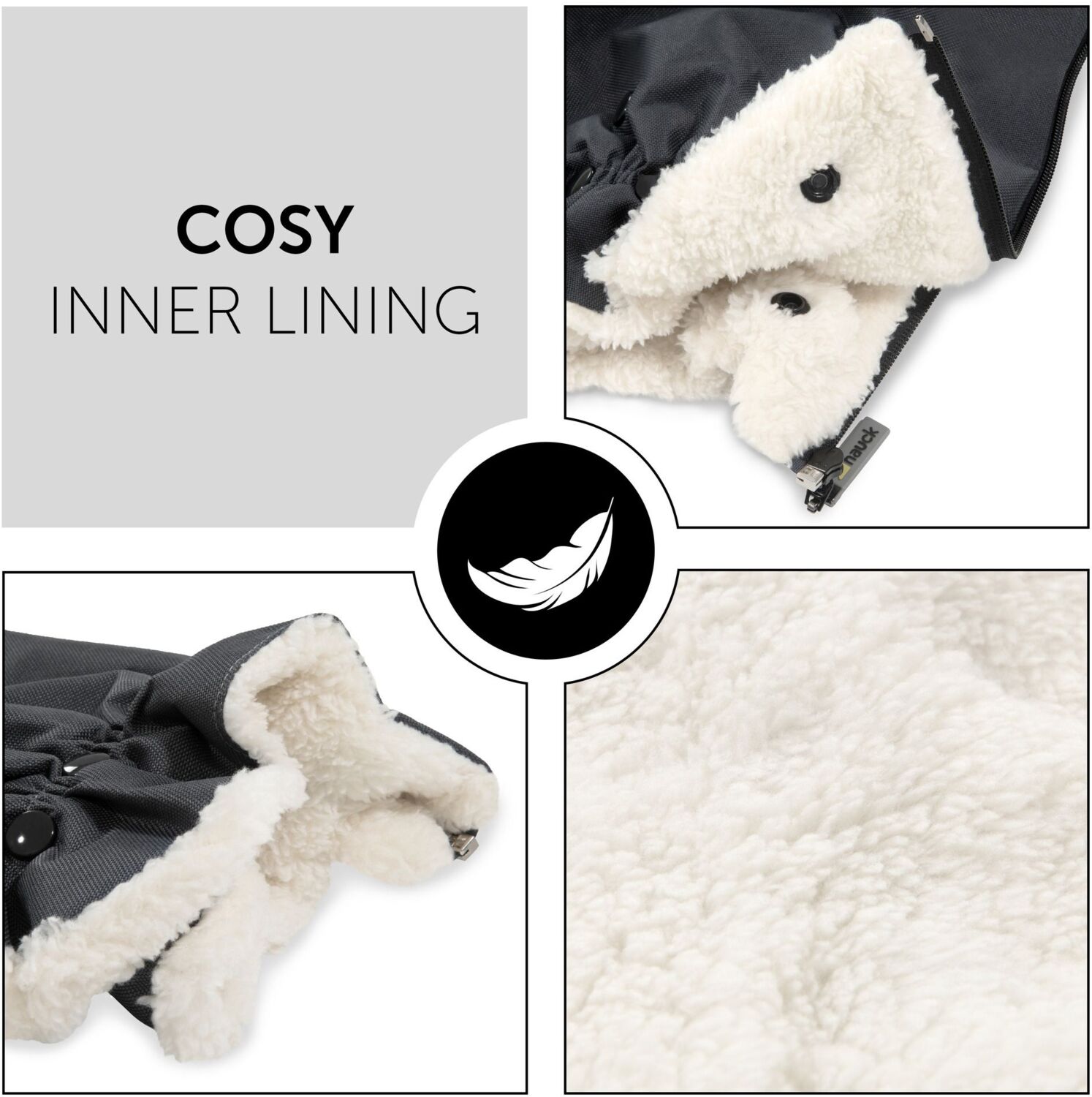 Рукавички до коляски Hauck Grab Me (61849-3)фото