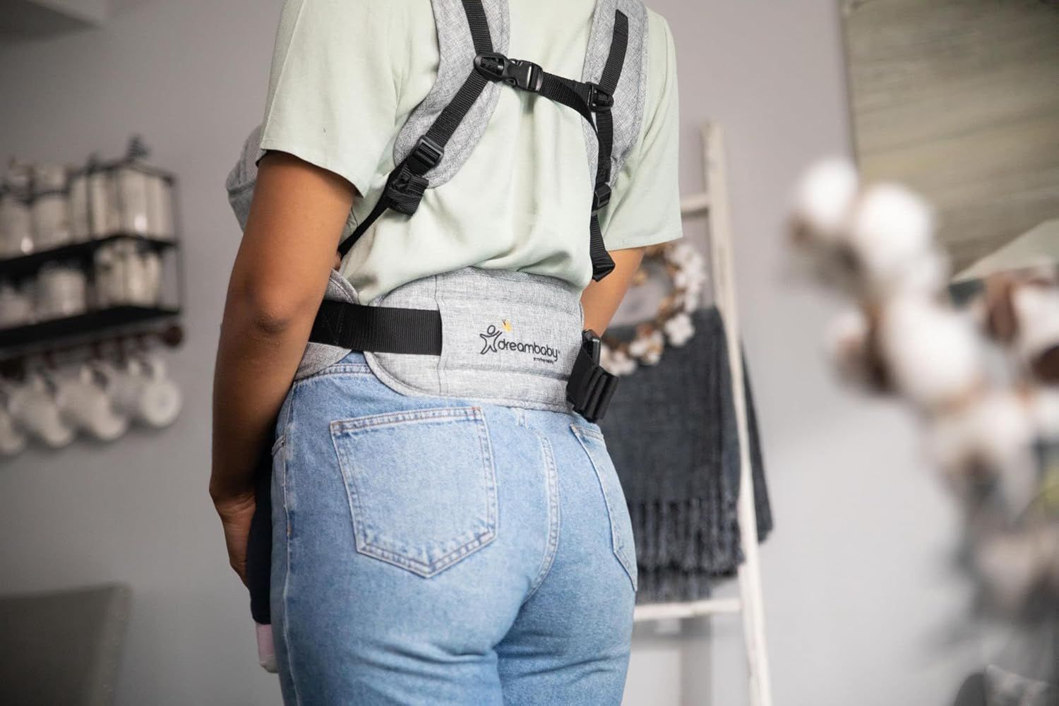 Рюкзак-перенесення DreamBaby Oxford Denim Grey (G265)фото7