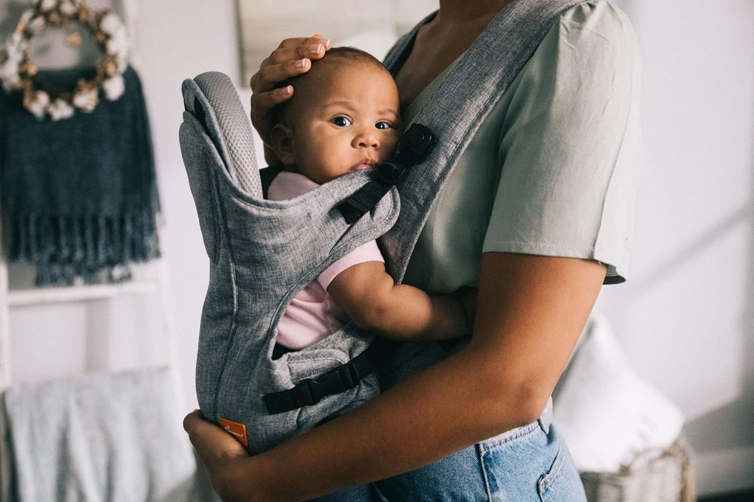 Рюкзак-перенесення DreamBaby Oxford Denim Grey (G265)фото8