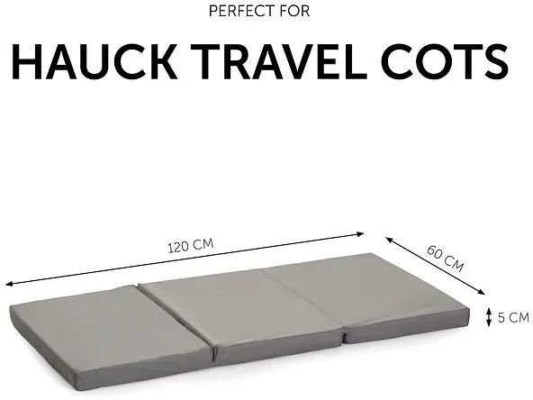 Складной матрас к кроватке Hauck Sleeper Grey (89092-9) фото 3