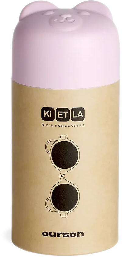 Солнцезащитные очки Ki ET LA OURSON 0-1 Light Pink (68062) фото 4