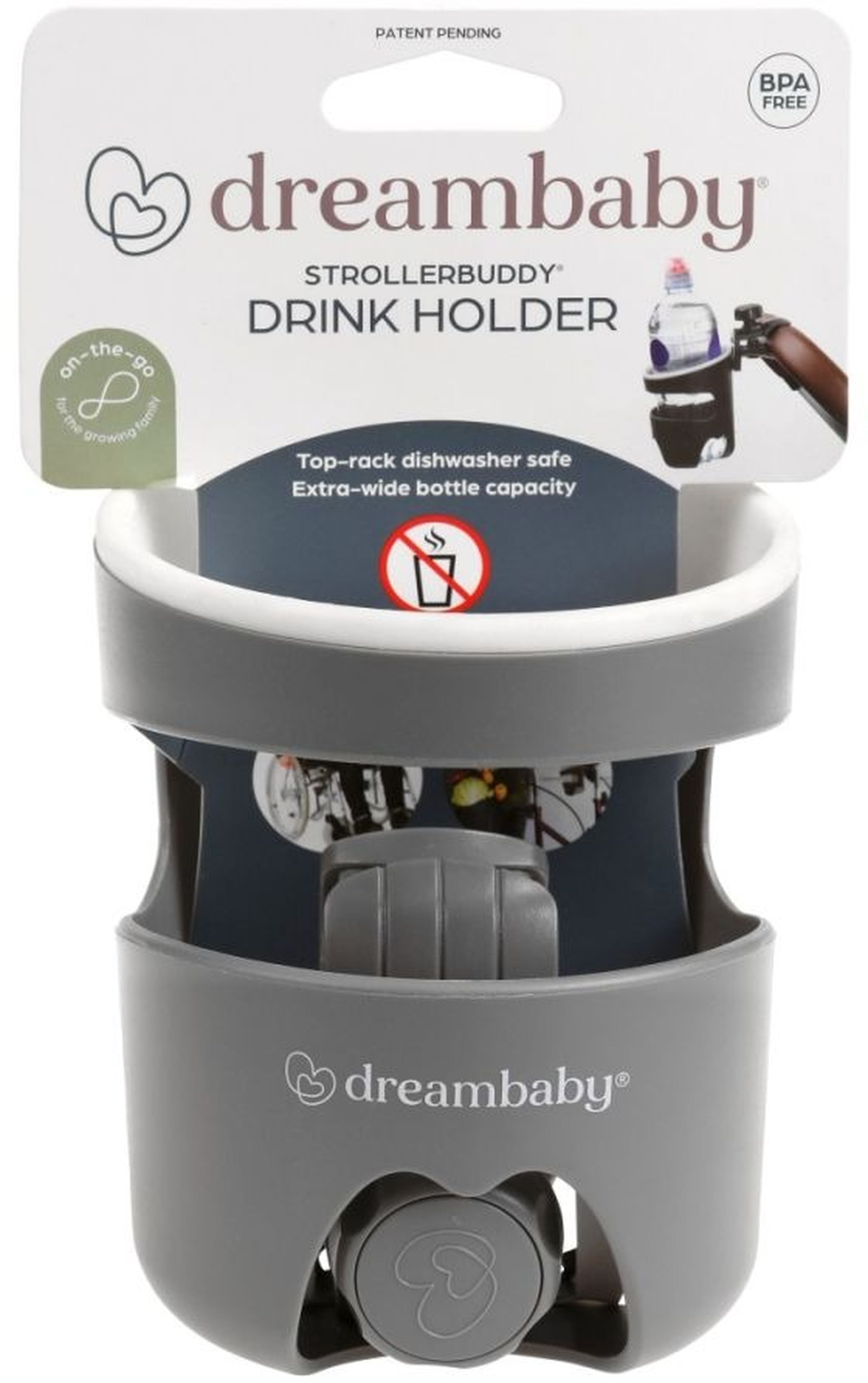 Подстаканник DreamBaby StrollerBuddy Grey (G299) фото 2