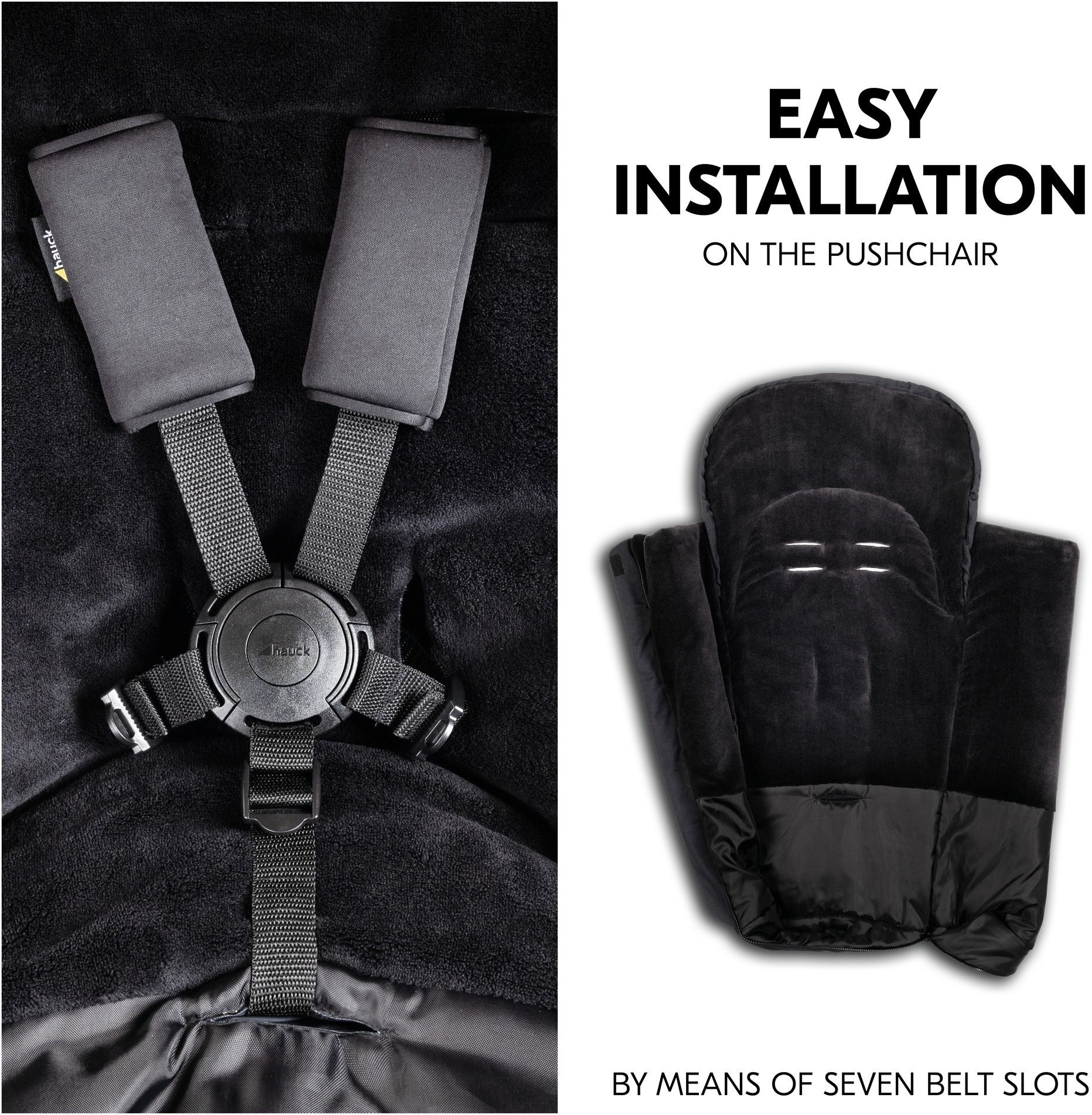 Спальний мішок Hauck Winter Black (56711-1)фото3