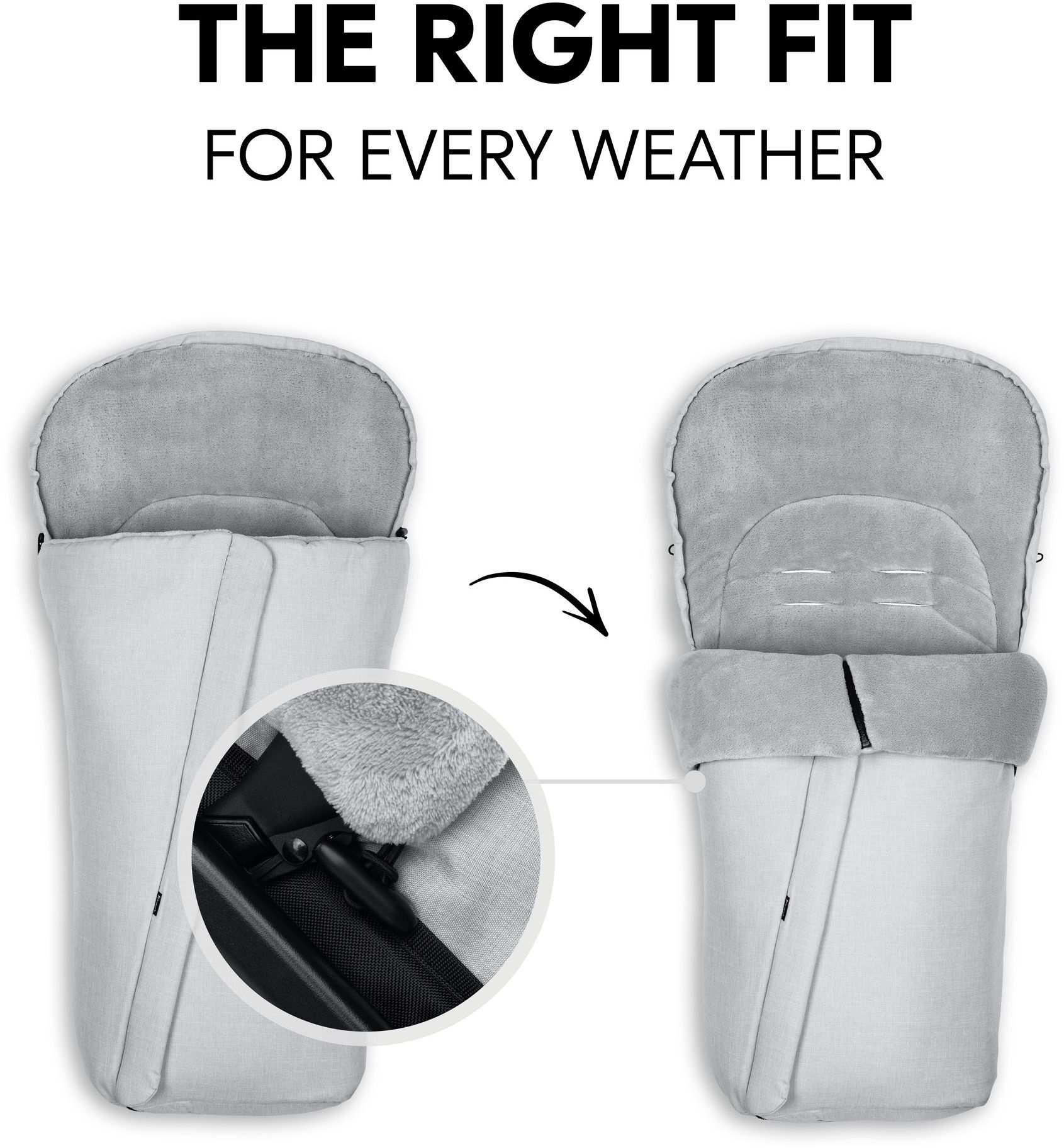 Спальный мешок Hauck Winter Grey (56712-8) фото 3