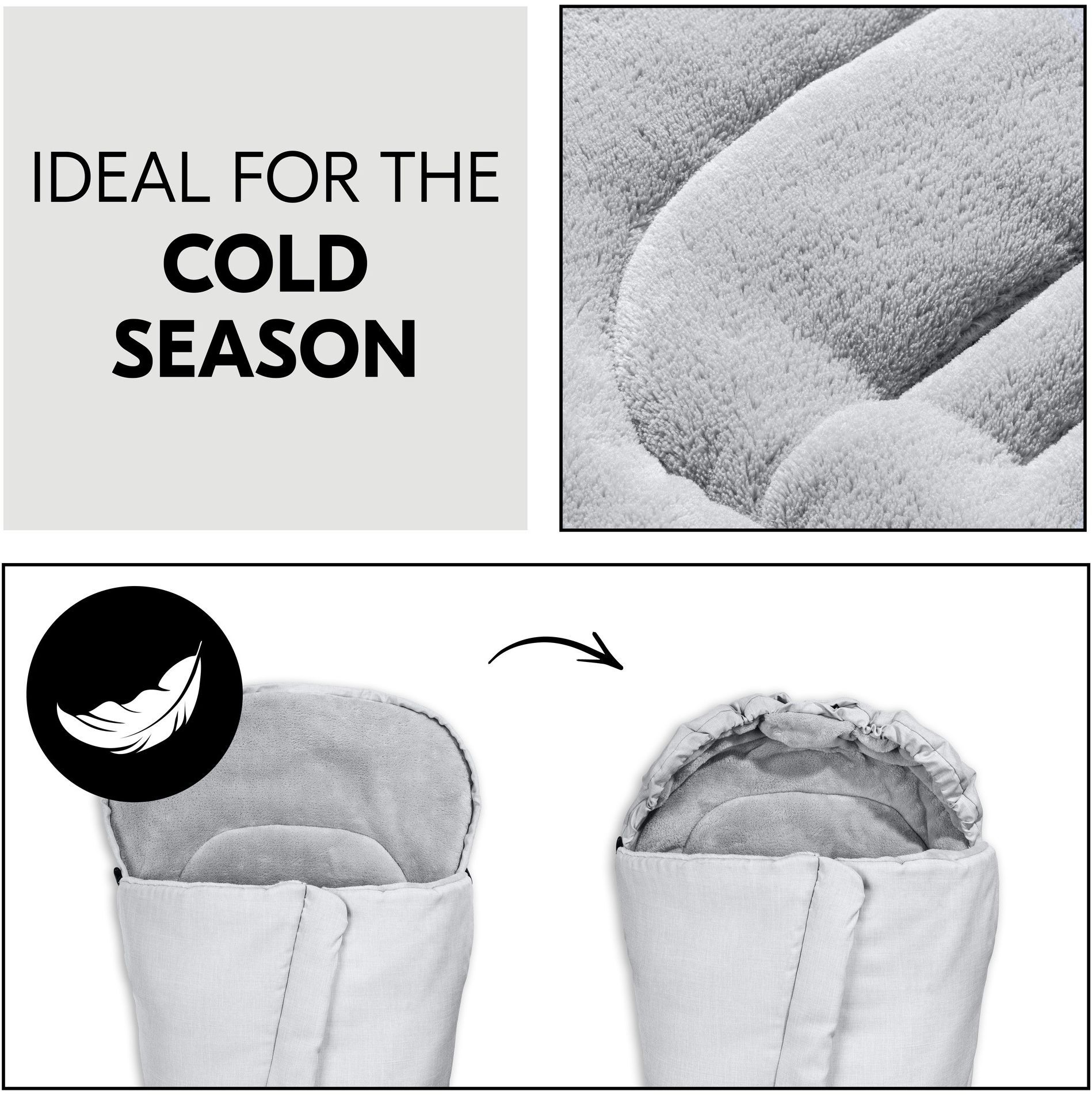 Спальный мешок Hauck Winter Grey (56712-8) фото 5