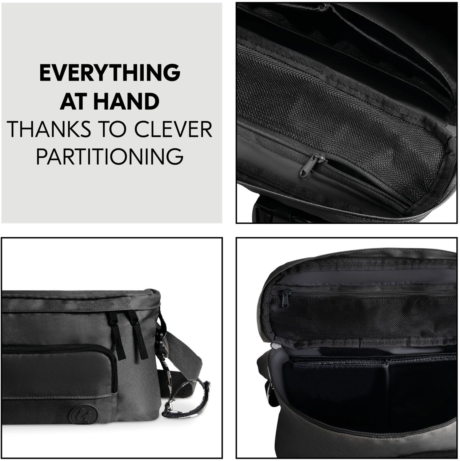 Сумка до коляски/на пояс Hauck Hip Bag Black (61877-6)фото