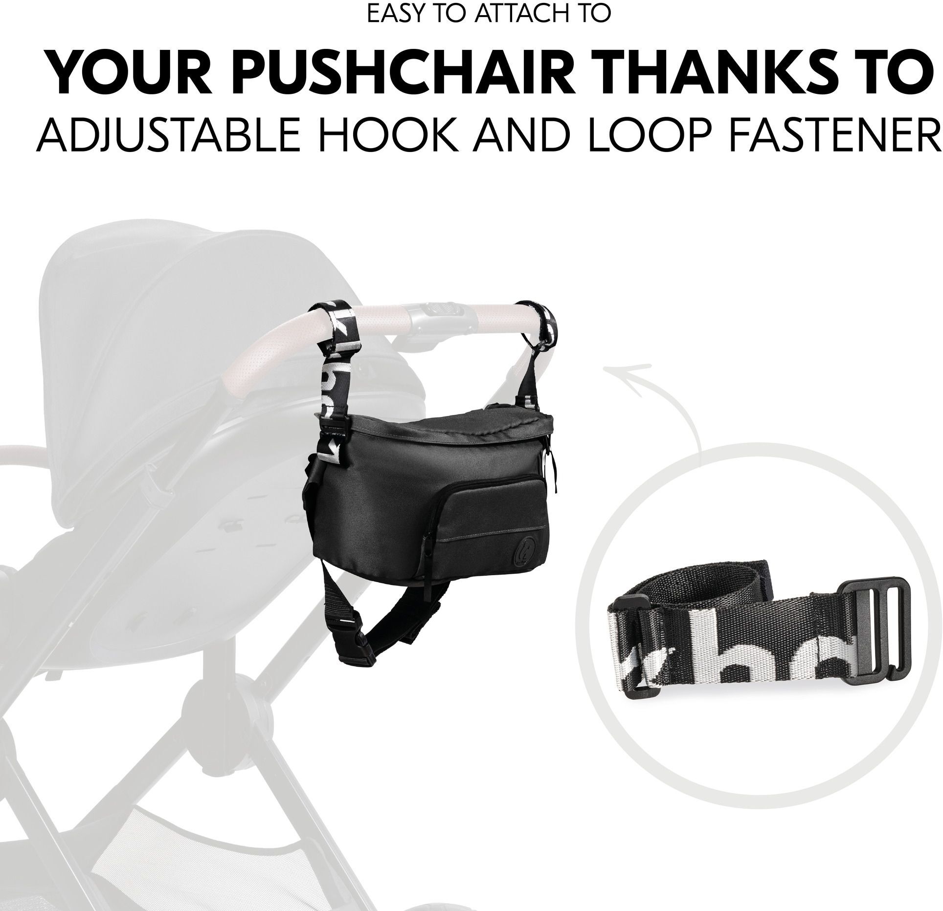 Сумка до коляски/на пояс Hauck Hip Bag Black (61877-6)фото8