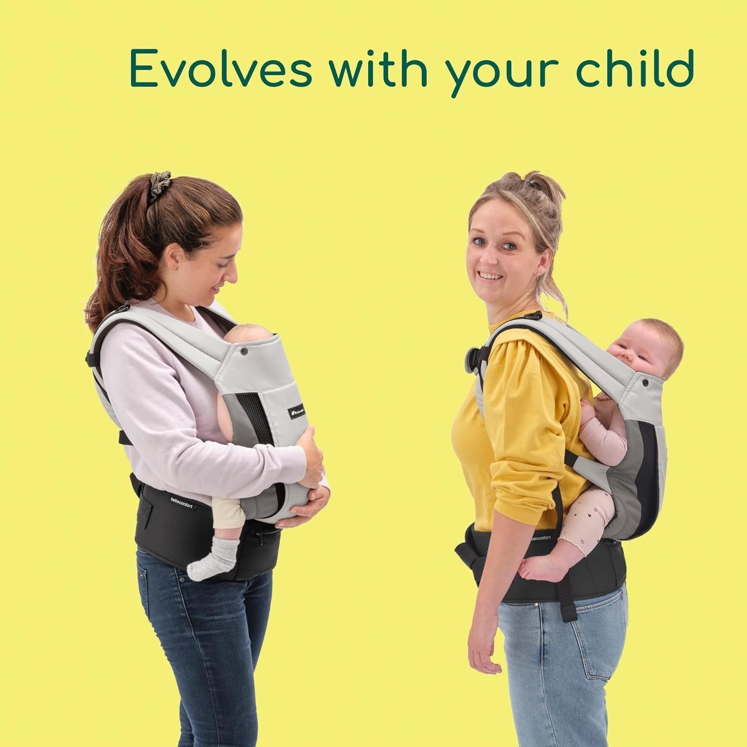 Сумка-переноска BEBE CONFORT PHYSIONEST GRAY MIST (2605440210) фото 11