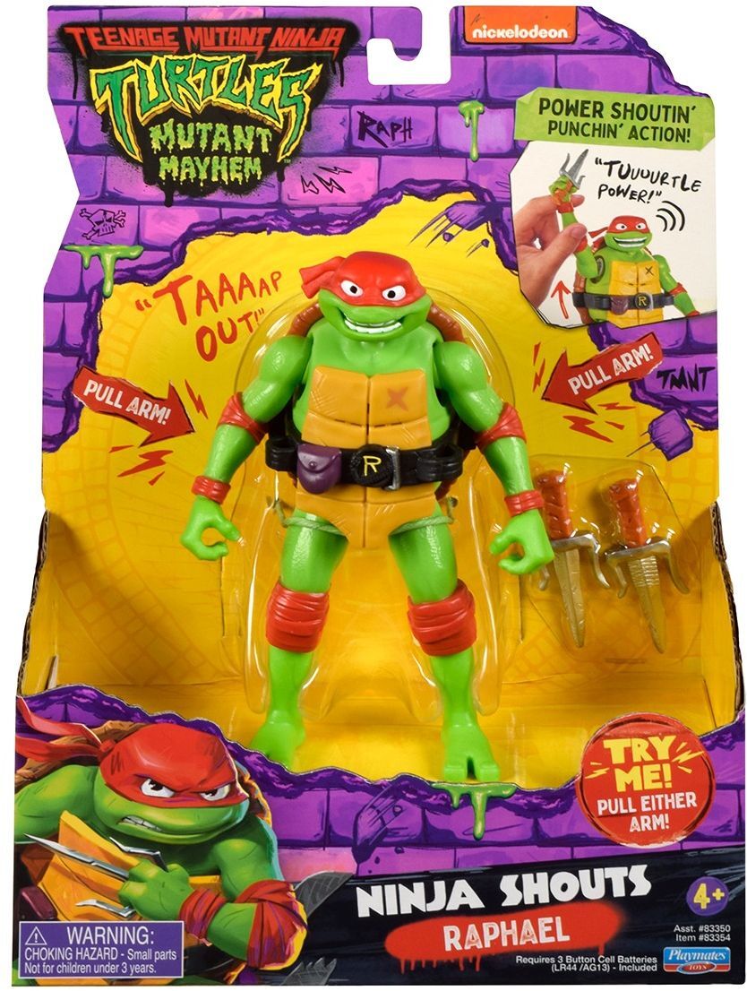 Игровая фигурка серии «Черепашки-Ниндзя MOVIE III» - РАФАЭЛЬ (звук) (83354) фото 5