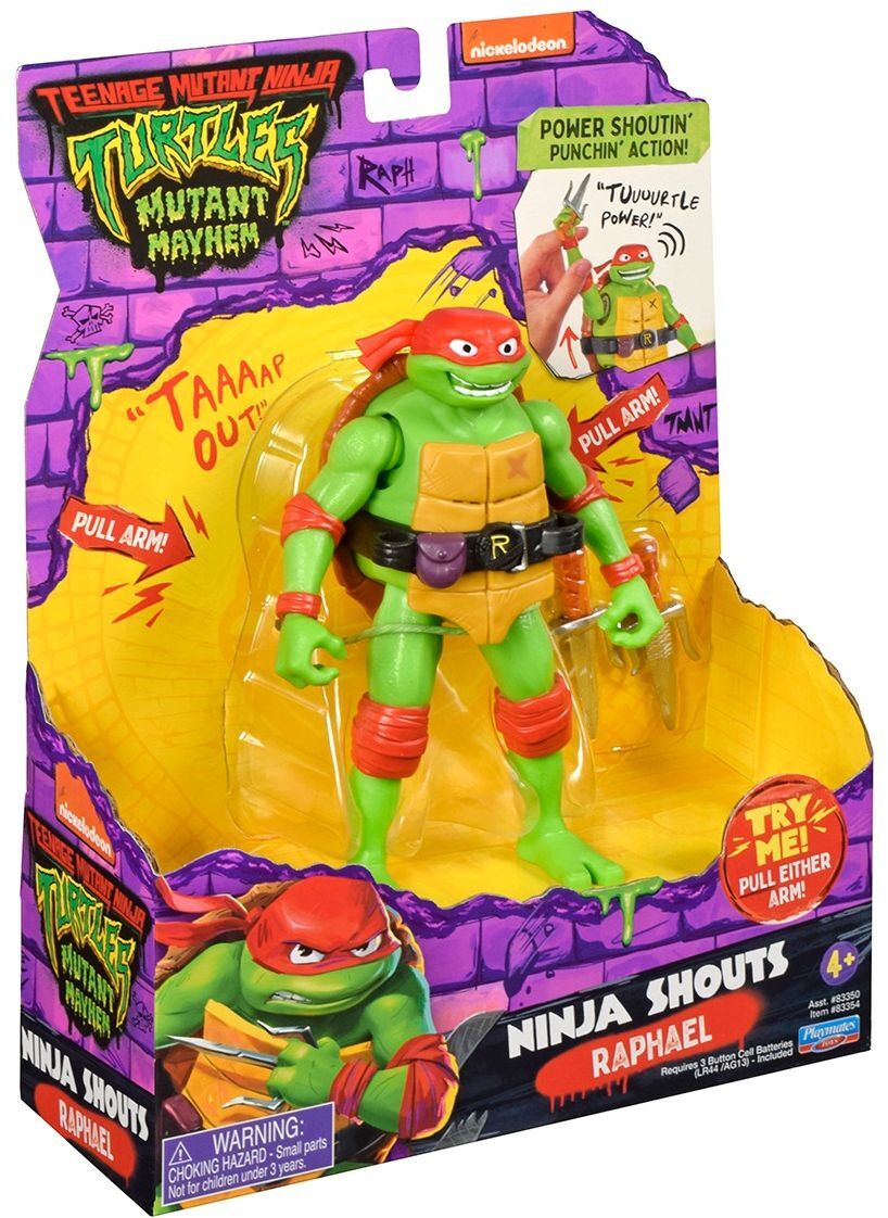 Игровая фигурка серии «Черепашки-Ниндзя MOVIE III» - РАФАЭЛЬ (звук) (83354) фото 6